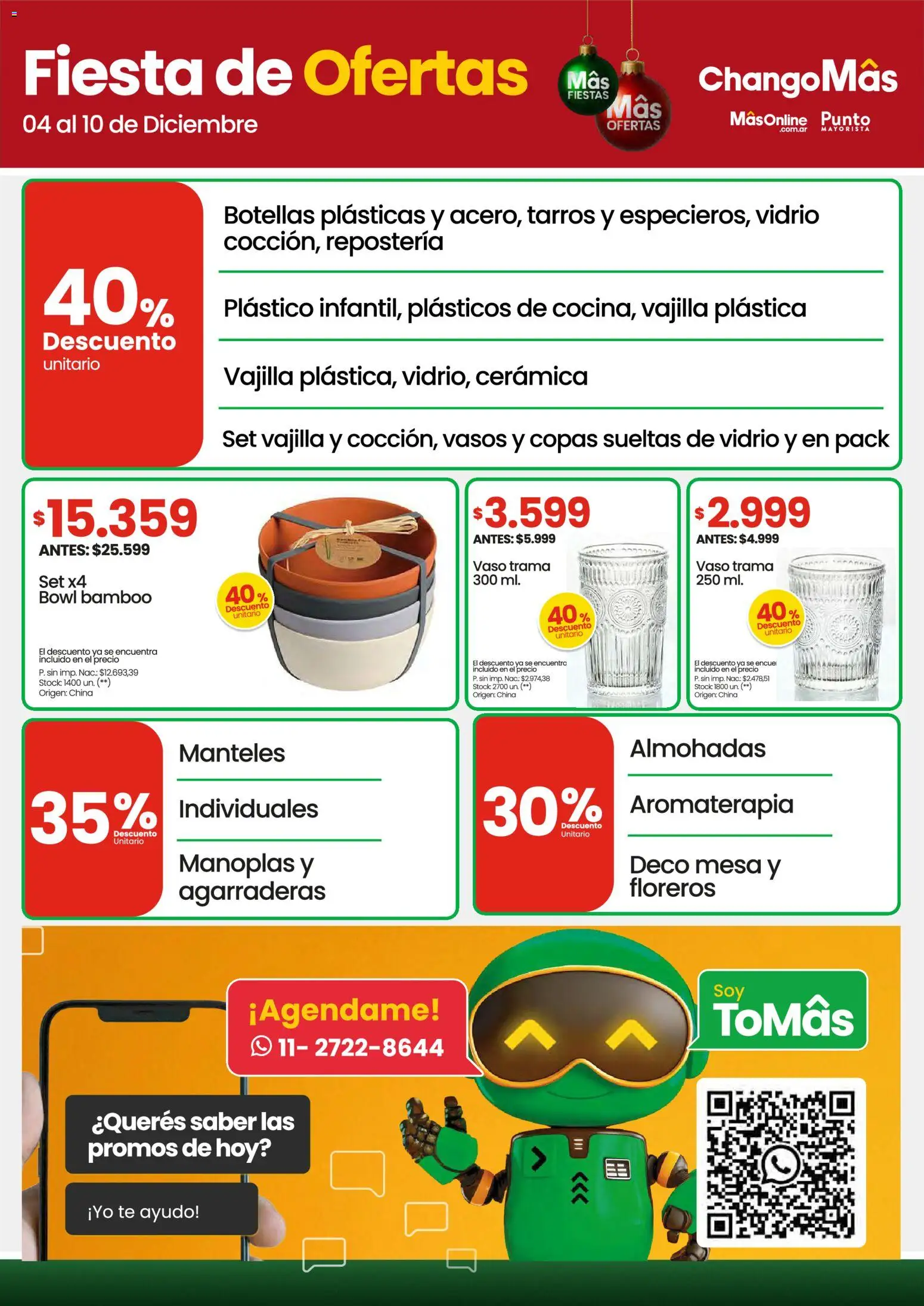 Punto Mayorista catálogo │ válido desde el 04.12.2025 | Página: 14 | Productos: Bowl, Mesa, Té, Vasos