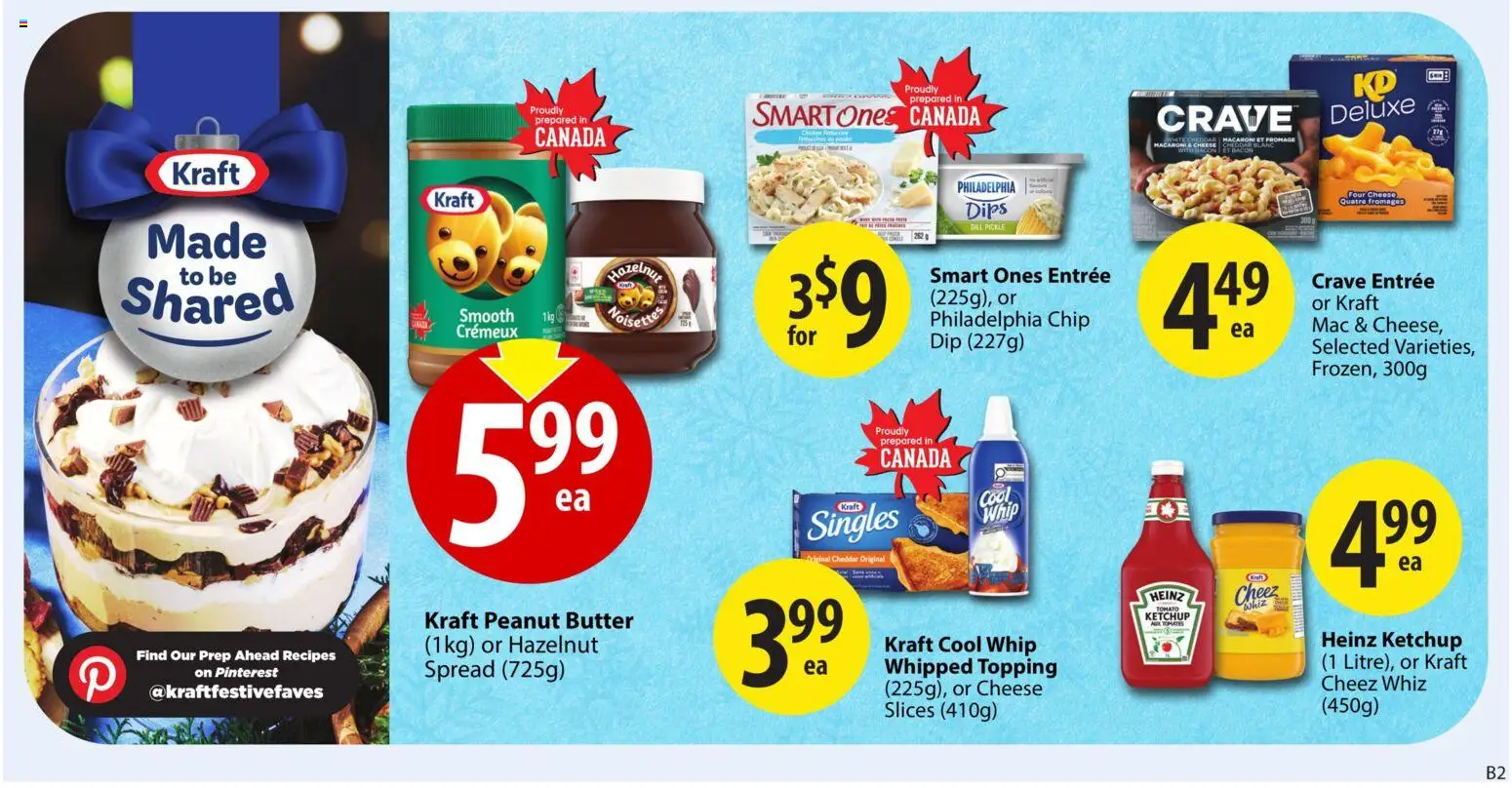 Save on foods flyer valid from 20.11.2025 | Page: 24 | Products: Ketchup, Butter, Cheese
