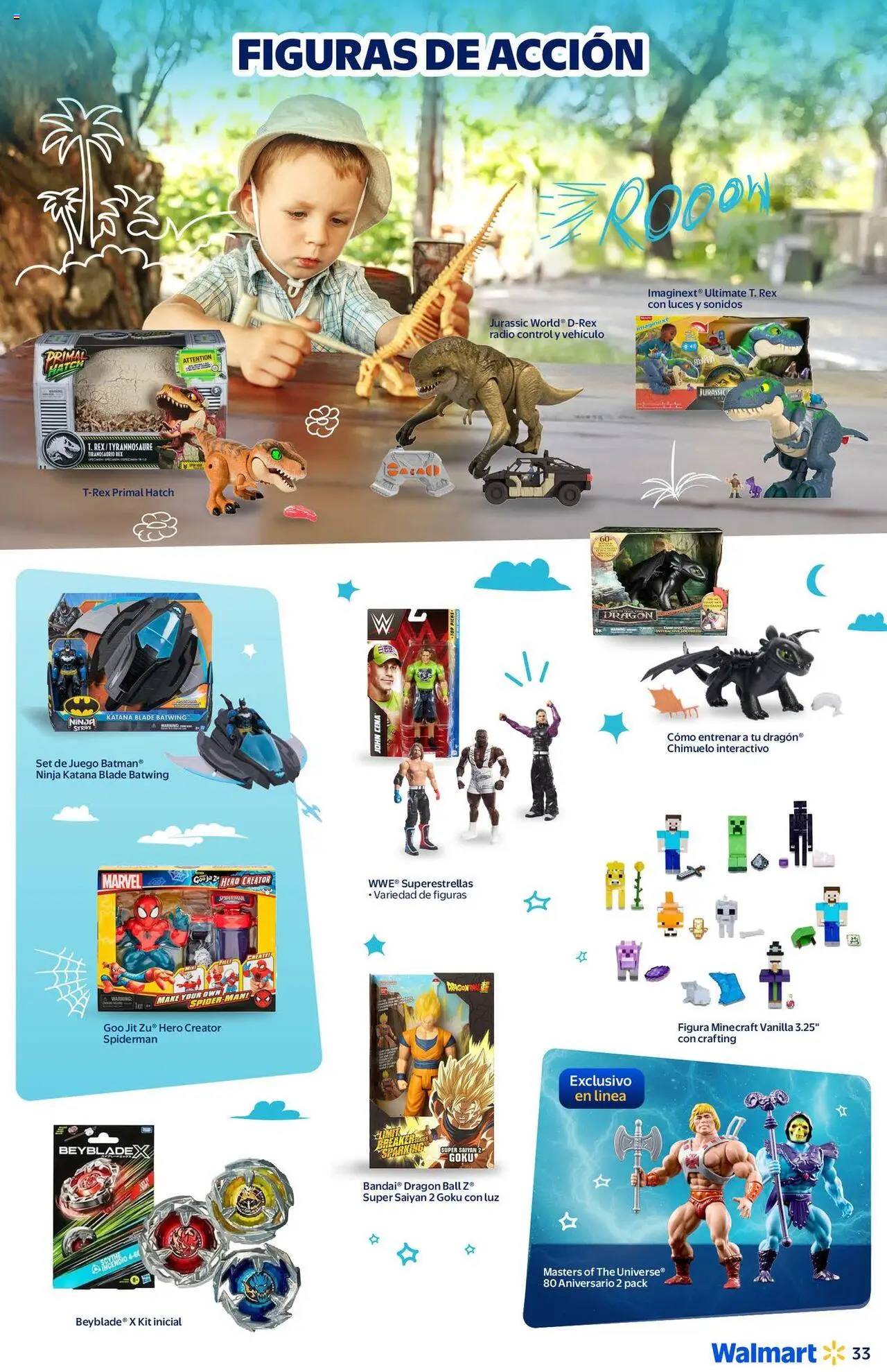 Nuevas ofertas de Walmart válidas en toda la República Mexicana desde el 20.09.2025. ¡Encuentra las mejores ofertas en Walmart - Folleto Juguetilandia! | Página: 33 | Productos: Radio, Juego, Top