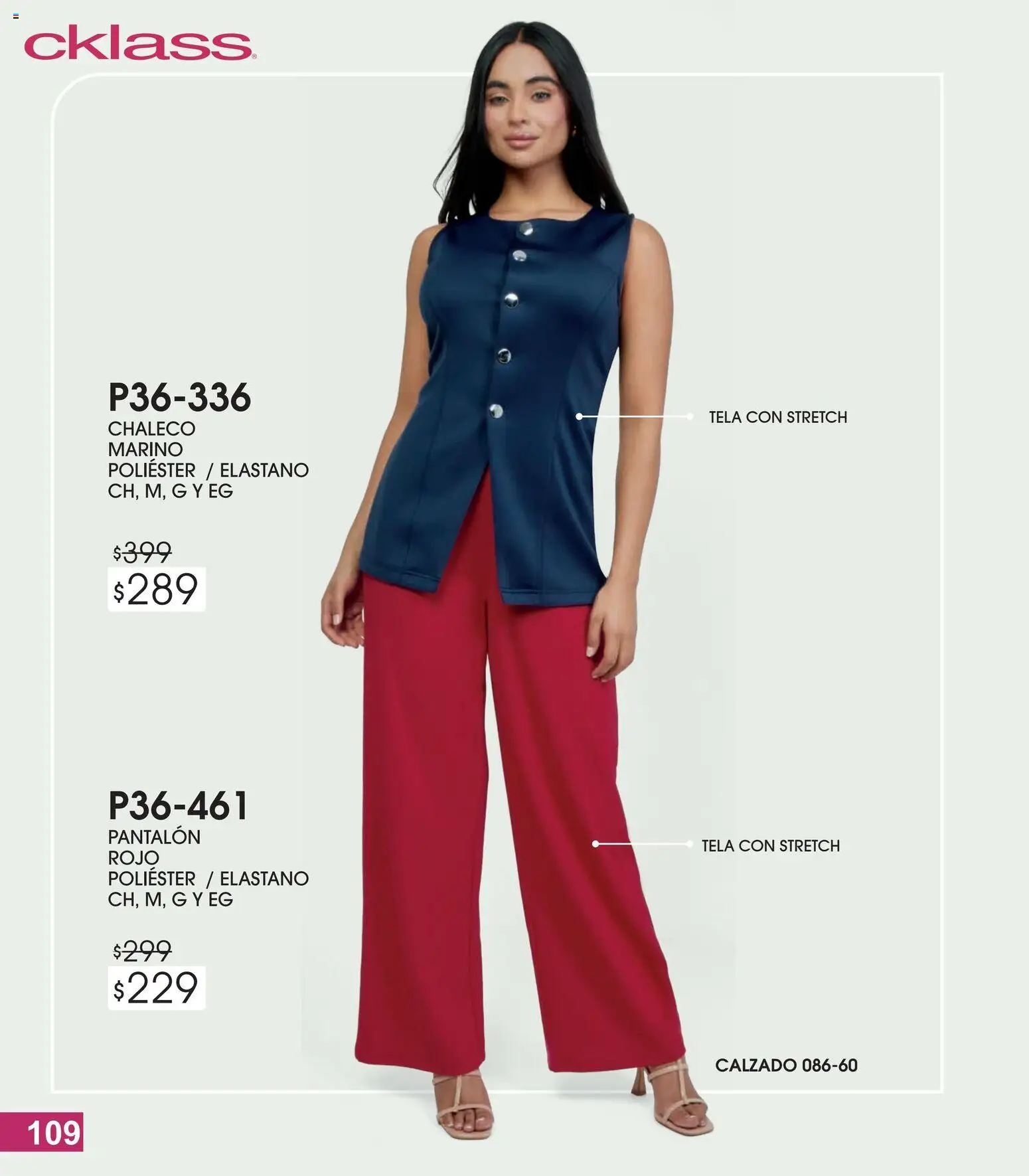 Nuevas ofertas de Cklass válidas en toda la República Mexicana desde el 13.02.2026. ¡Encuentra las mejores ofertas en Cklass catálogo Especial Fashionline! | Página: 110 | Productos: Chaleco