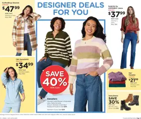 Preview of Fred Meyer weekly ads valid from 15.10.2025 | Page: 13 | Products: Sweater, Boots, Jeans