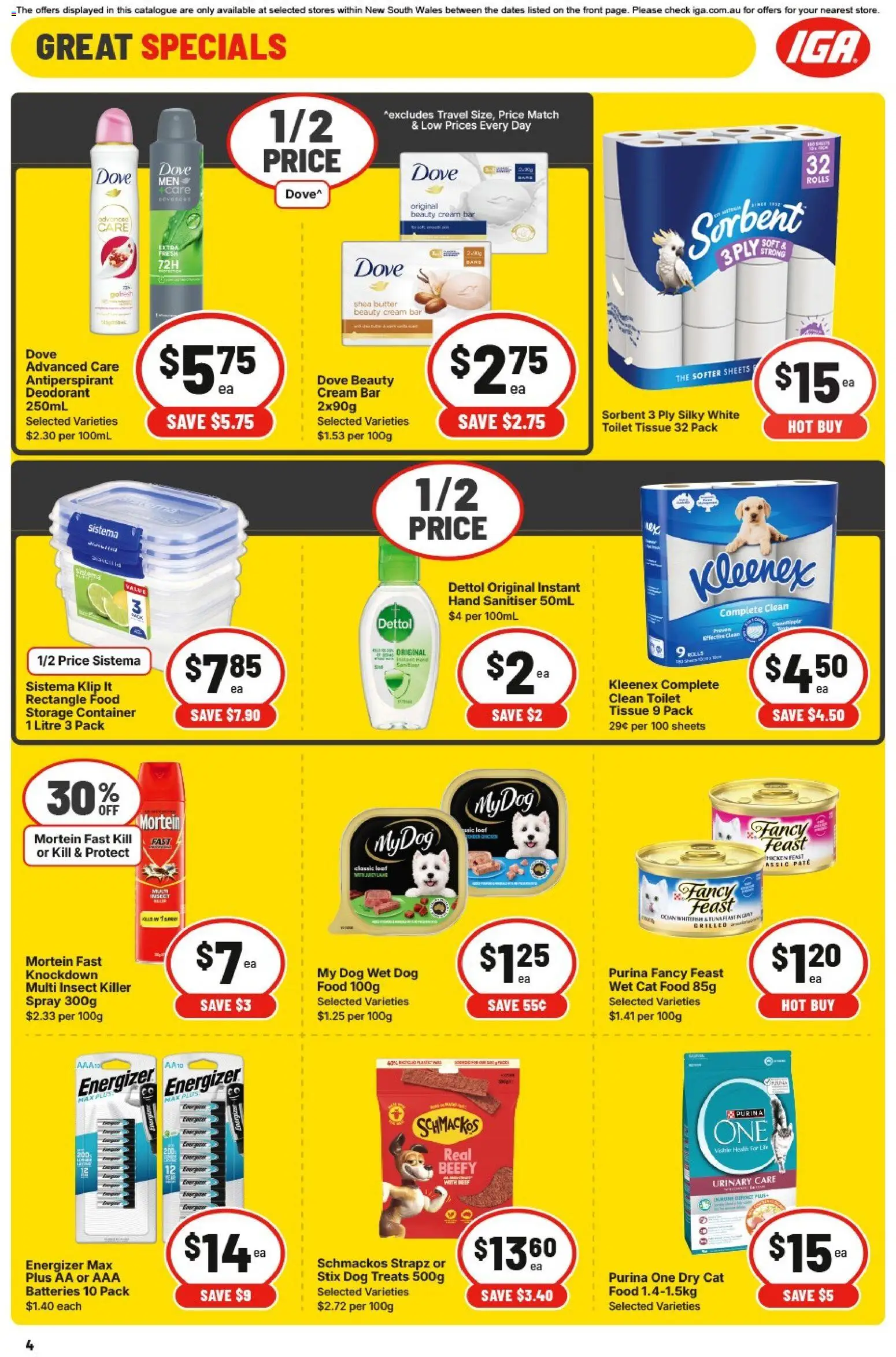 IGA catalogue - valid from 04.03.2026 | Page: 7 | Products: Light, Dairy, Rice, Sugar