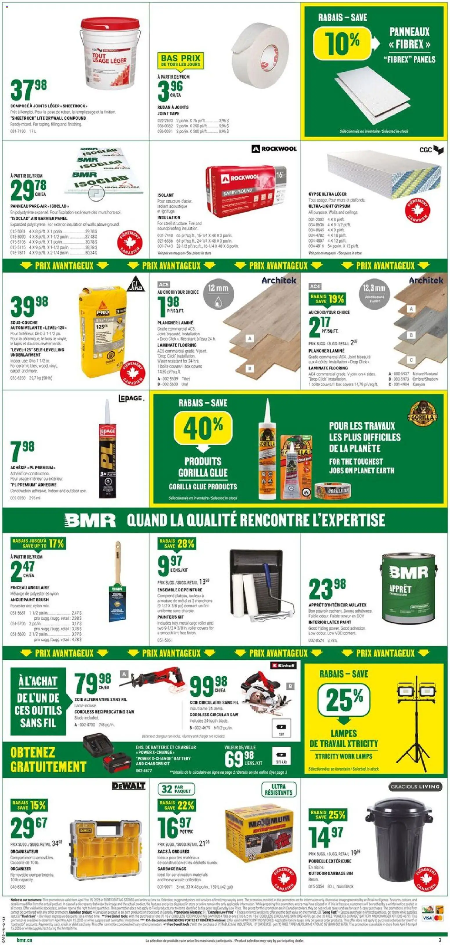 BMR flyer valid from 09.04.2026 | Page: 6 | Products: Case, Brush, Box, Battery