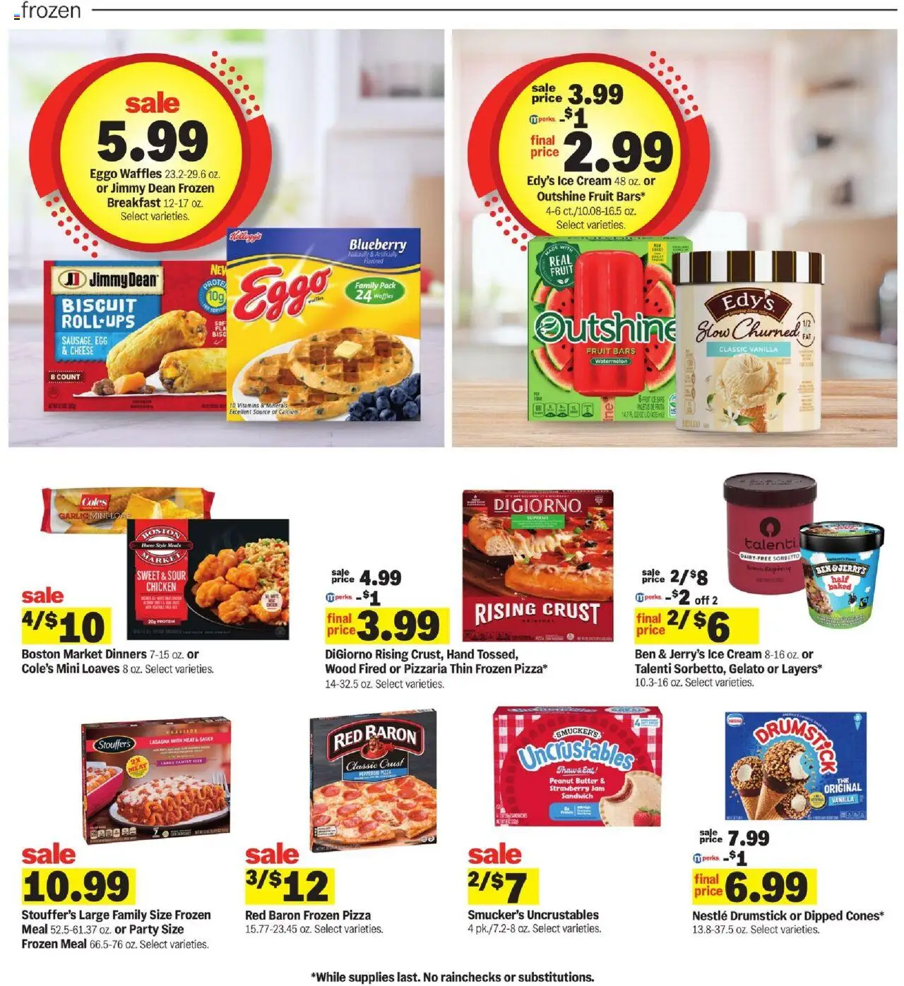 Meijer Weekly Ad - valid from 01.10.2025 | Page: 9 | Products: Cheese, Pizza, Ice cream, Sauce