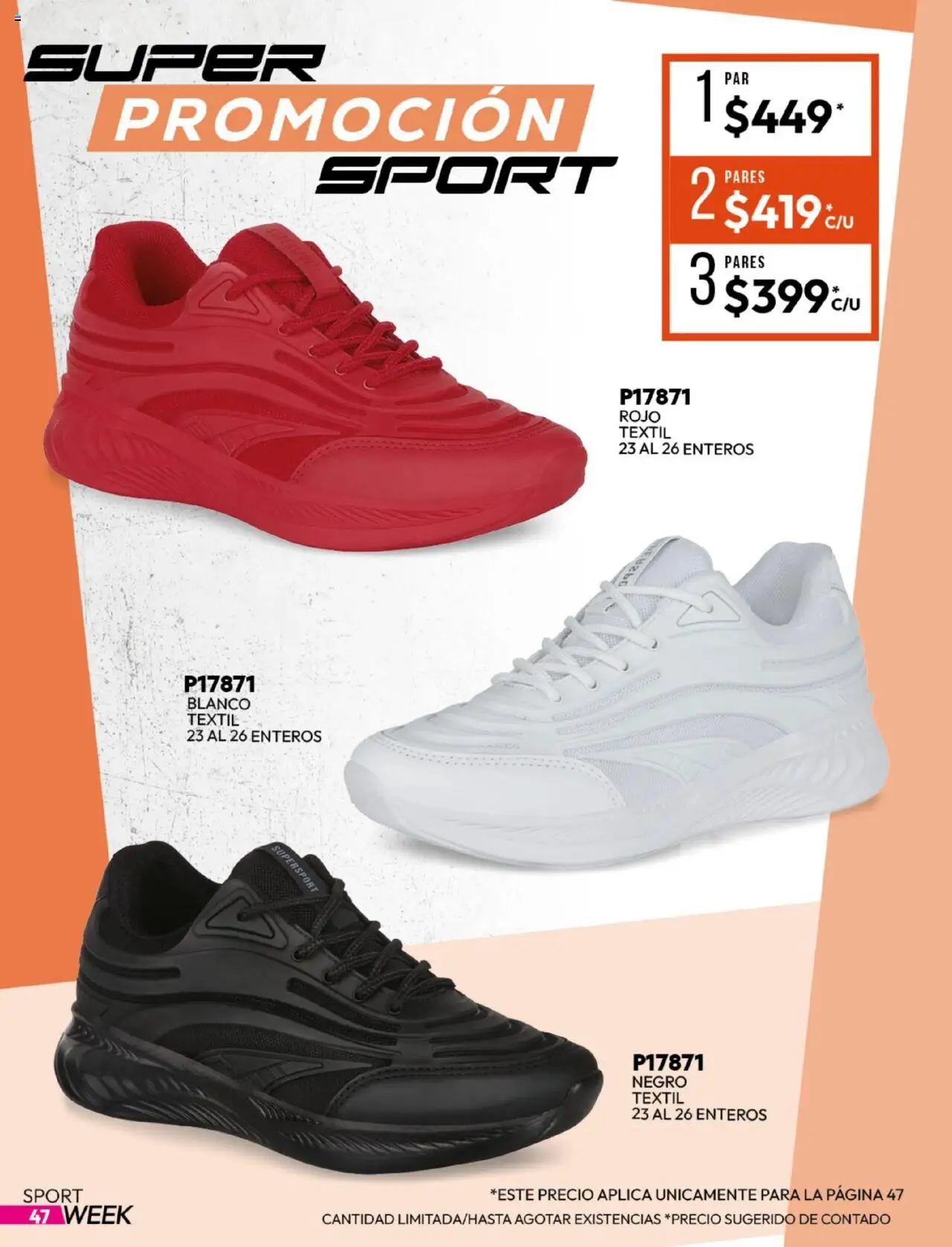 Nuevas ofertas de Cklass válidas en toda la República Mexicana desde el 25.08.2025. ¡Encuentra las mejores ofertas en Cklass - Catálogo Sportweek! | Página: 48