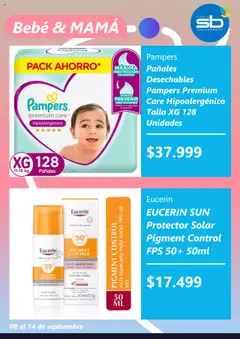 Salcobrand ofertas  │ válido desde el 08.09.2025 | Página: 4 | Productos: Pañales, Protector solar