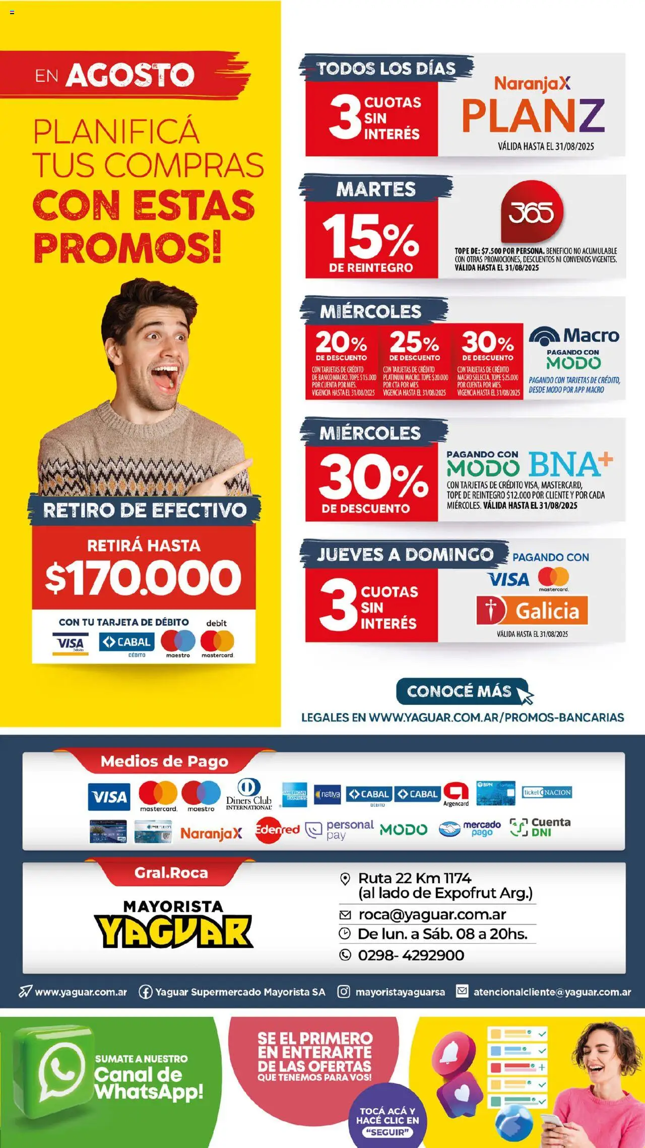 Yaguar - General Roca │ válido desde el 04.08.2025 | Página: 33 | Productos: Banco