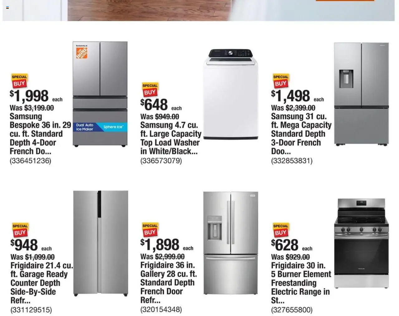 Home Depot Weekly Ad - FL - valid from 02.10.2025 | Page: 14 | Products: Washer, Ice Maker