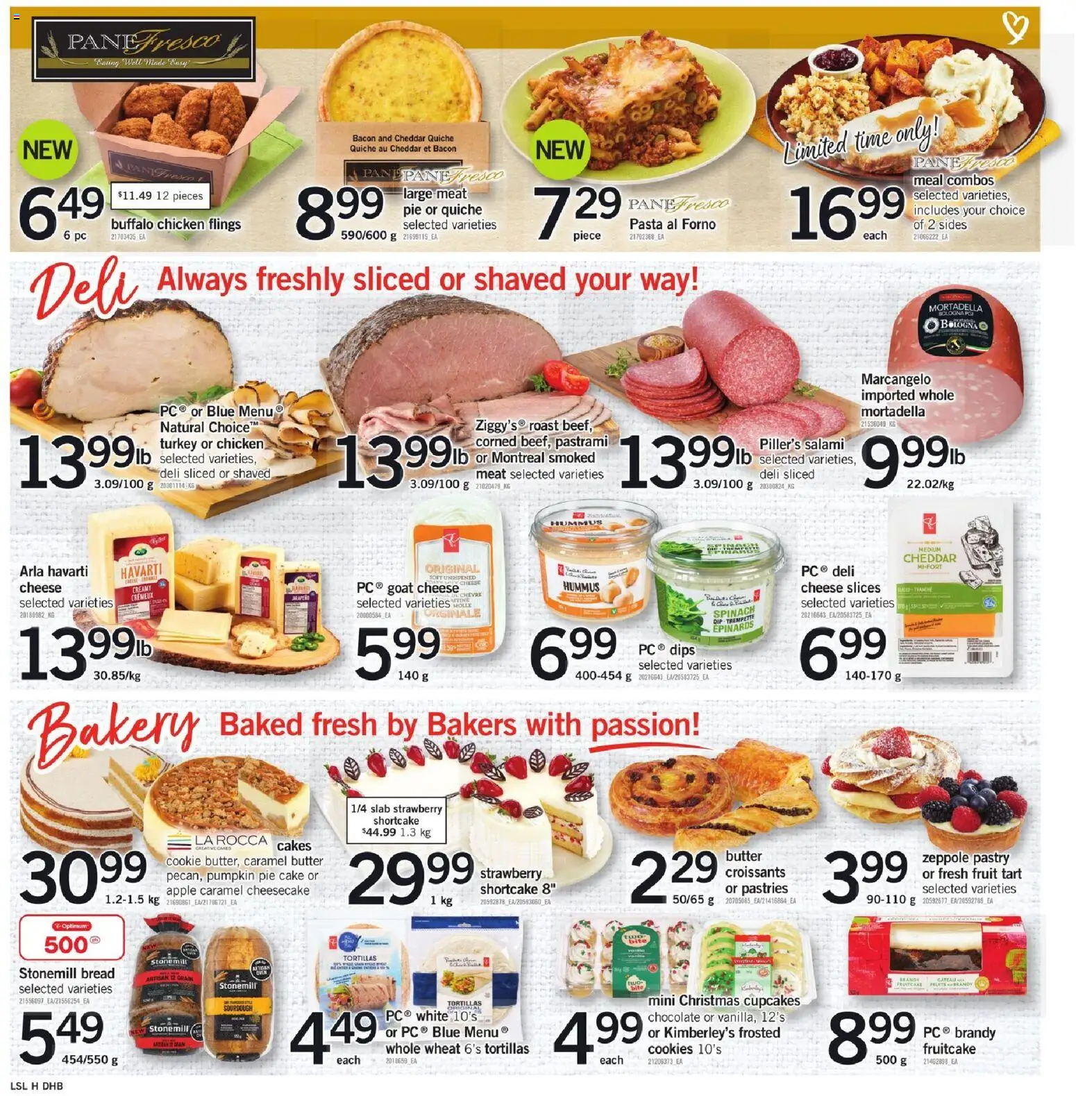 Loblaws flyer valid from 27.11.2025 | Page: 4 | Products: Cookies, Chocolate, Salami, Pumpkin