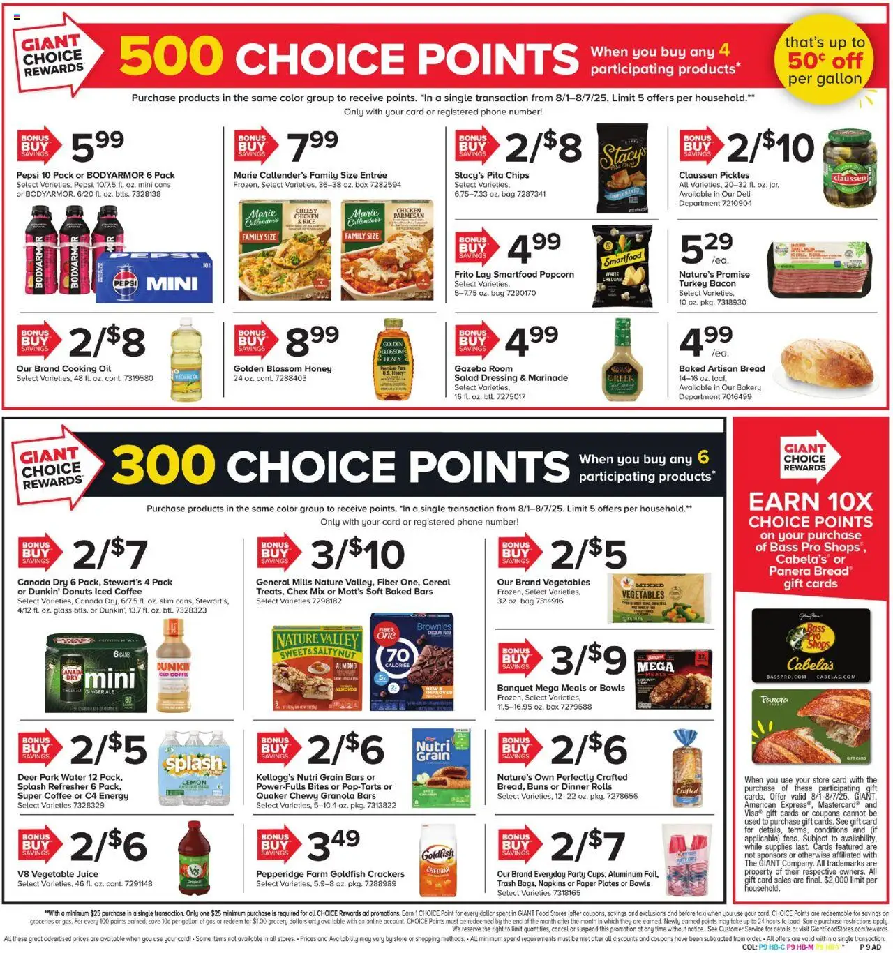 Giant Weekly Ad - valid from 01.08.2025 | Page: 7 | Products: Box, Bread, Coffee, Phone