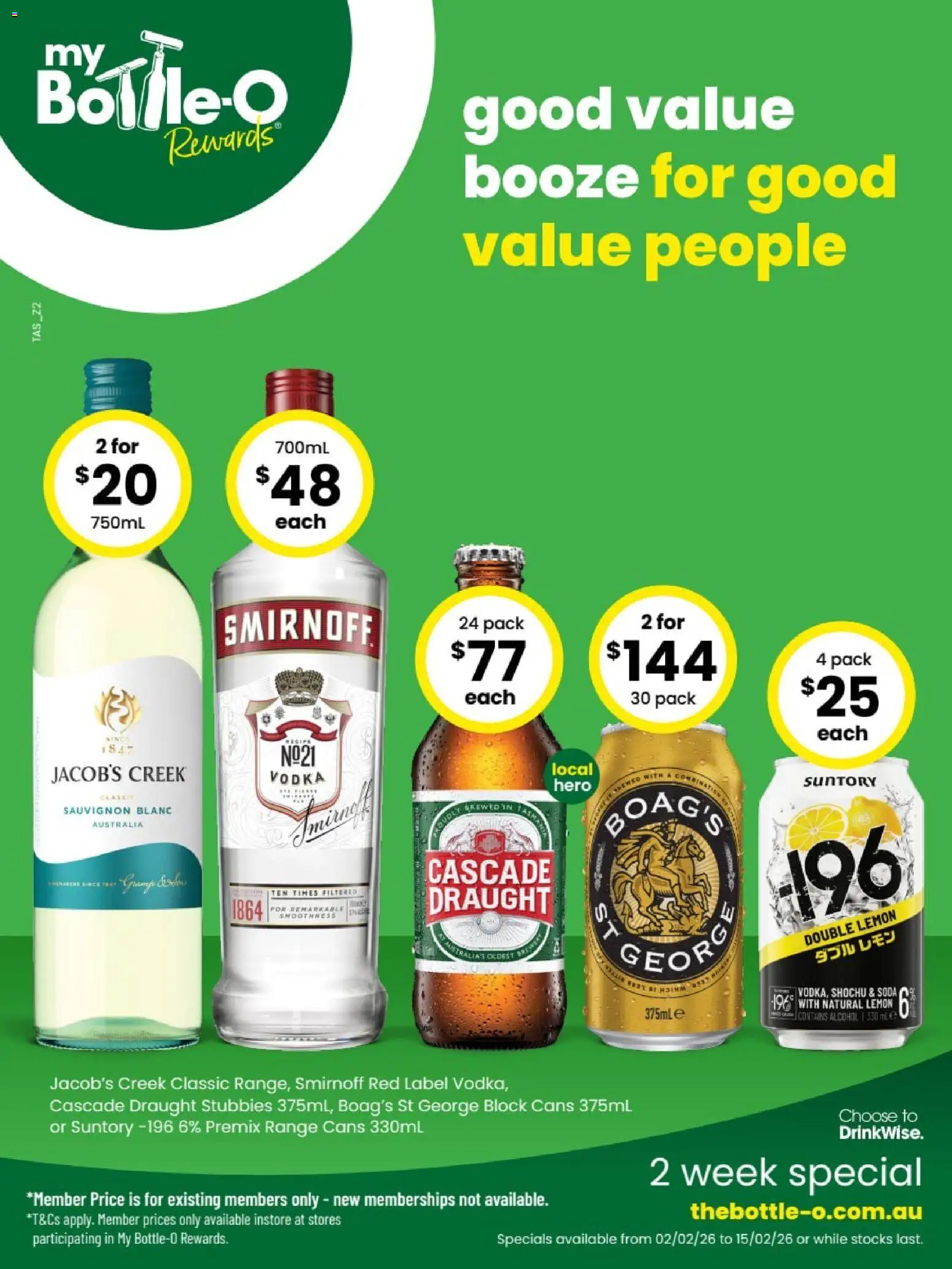 The Bottle-O catalogue - valid from 02.02.2026 | Page: 1
