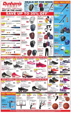 Preview of Dunham's Sports weekly ads valid from 07.02.2026