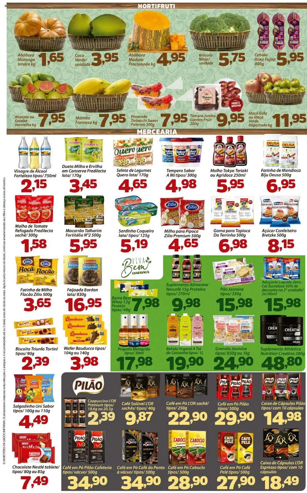 Confiança Folheto - válido de 05.08.2025 | Página: 2 | Produtos: Coco, Talharim, Molho de tomate, Vinagre