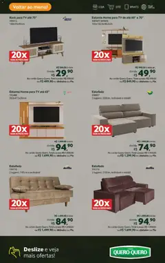 Lojas Quero-Quero Black Friday - Pré-Visualização do folheto da loja Lojas Quero-Quero, válido de 04.11.2025 | Página: 22 | Produtos: Tv, Rack