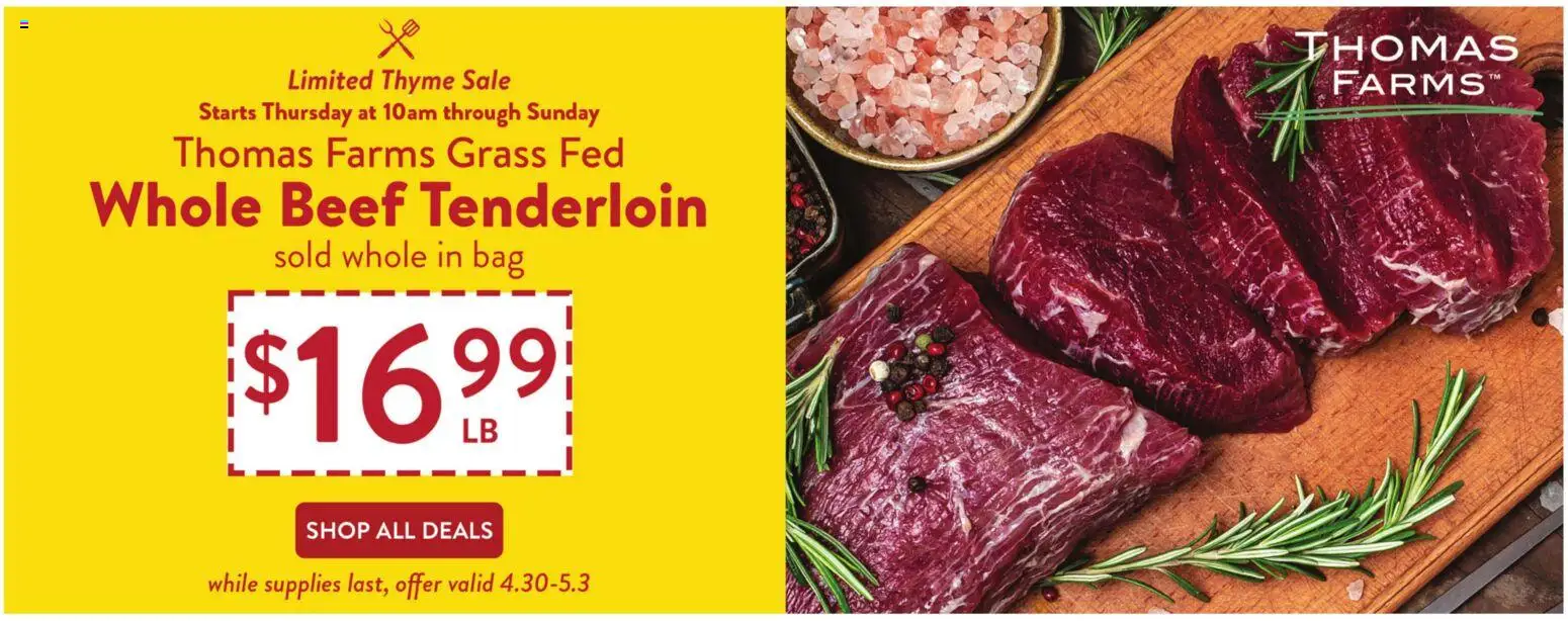 Fresh Thyme Weekly Ad - OH - valid from 29.04.2026 | Page: 2 | Products: Beef, Bag