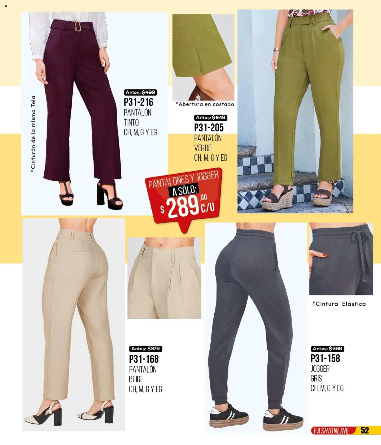 Nuevas ofertas de Cklass válidas en toda la República Mexicana desde el 12.01.2026. ¡Encuentra las mejores ofertas en Cklass catálogo Mega Ofertas Calzado! | Página: 362 | Productos: Pantalones