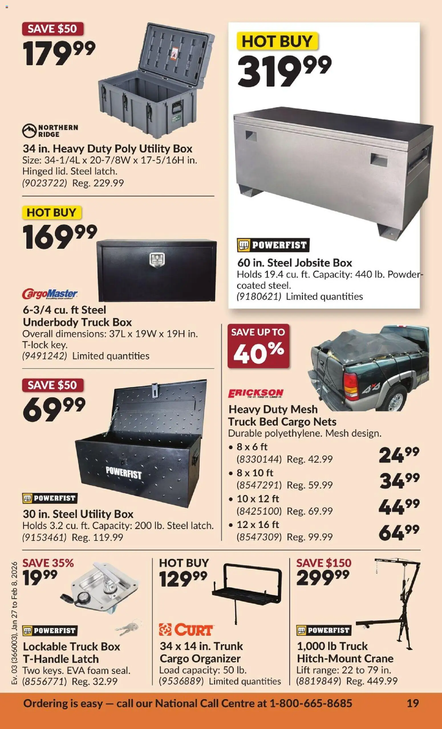 Princess Auto flyer valid from 27.01.2026 | Page: 27 | Products: Powder, Ridge, Bed, Box