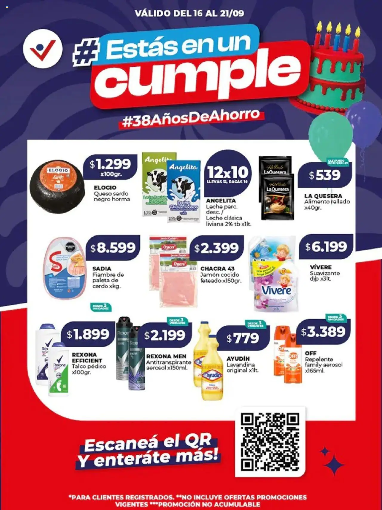 Vital - EstásEnUnCumple | Ofertas destacadas - Abasto │ válido desde el 16.09.2025 | Página: 2 | Productos: Paleta, Jamón, Cerdo, Suavizante
