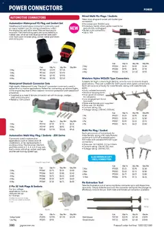 Preview of Jaycar Engineering & Scientific Catalogue 2025/2026  - valid from 09.07.2025 | Page: 380 | Products: Socket, Spade, Connector, Stereo