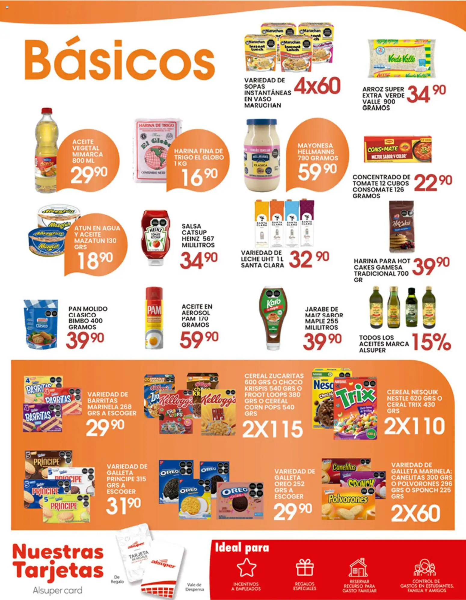 Nuevas ofertas de Alsuper válidas en toda la República Mexicana desde el 24.04.2026. ¡Encuentra las mejores ofertas en Alsuper folleto! | Página: 6 | Productos: Maíz, Atún, Tomate, Catsup