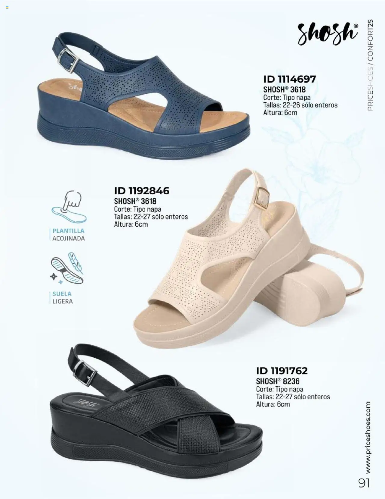 Nuevas ofertas de Price Shoes válidas en toda la República Mexicana desde el 10.02.2025. ¡Encuentra las mejores ofertas en Price Shoes catálogo Confort! | Página: 91