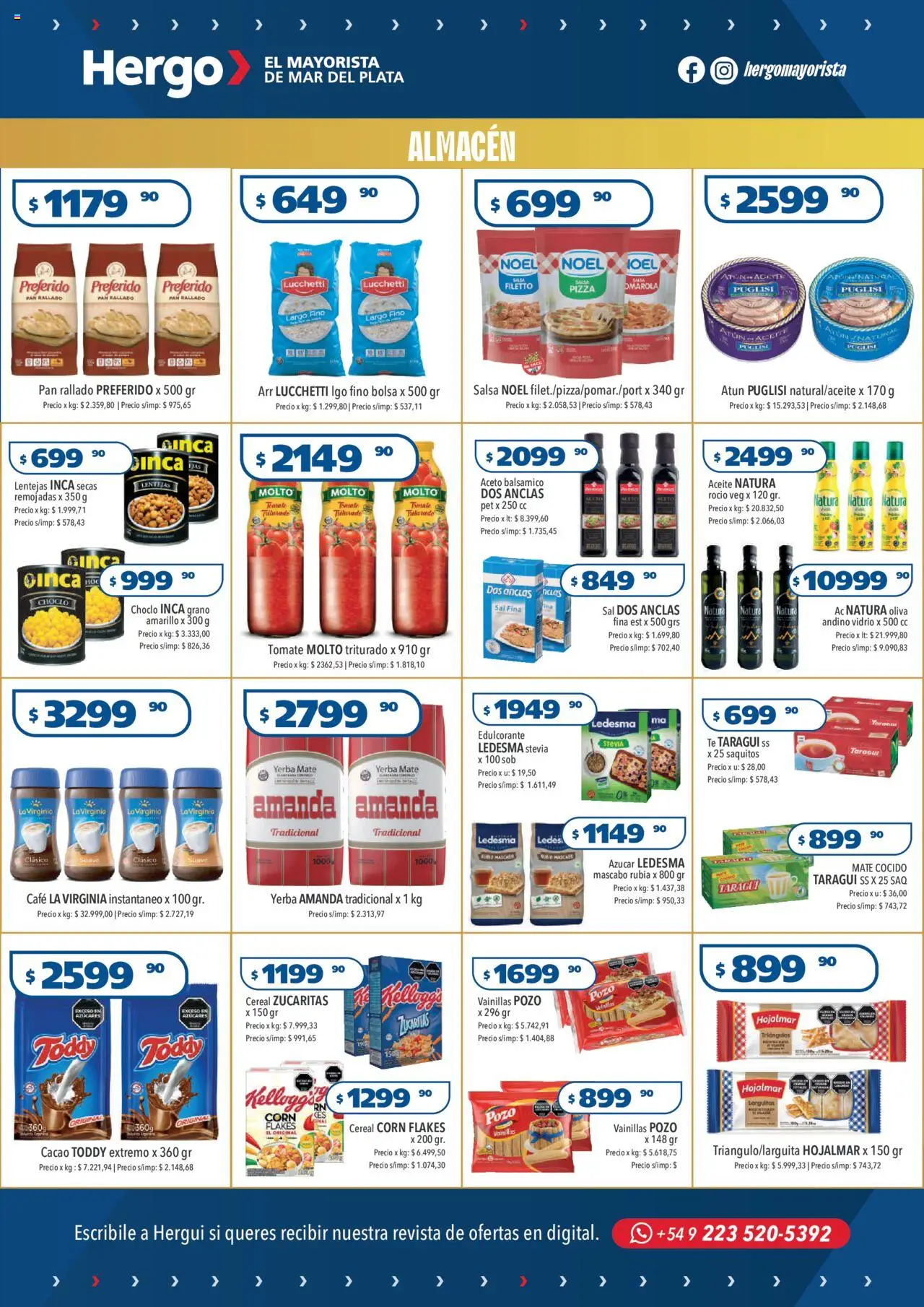 Hergo catálogo │ válido desde el 08.10.2025 | Página: 2 | Productos: Aceite, Atún, Oliva, Cacao
