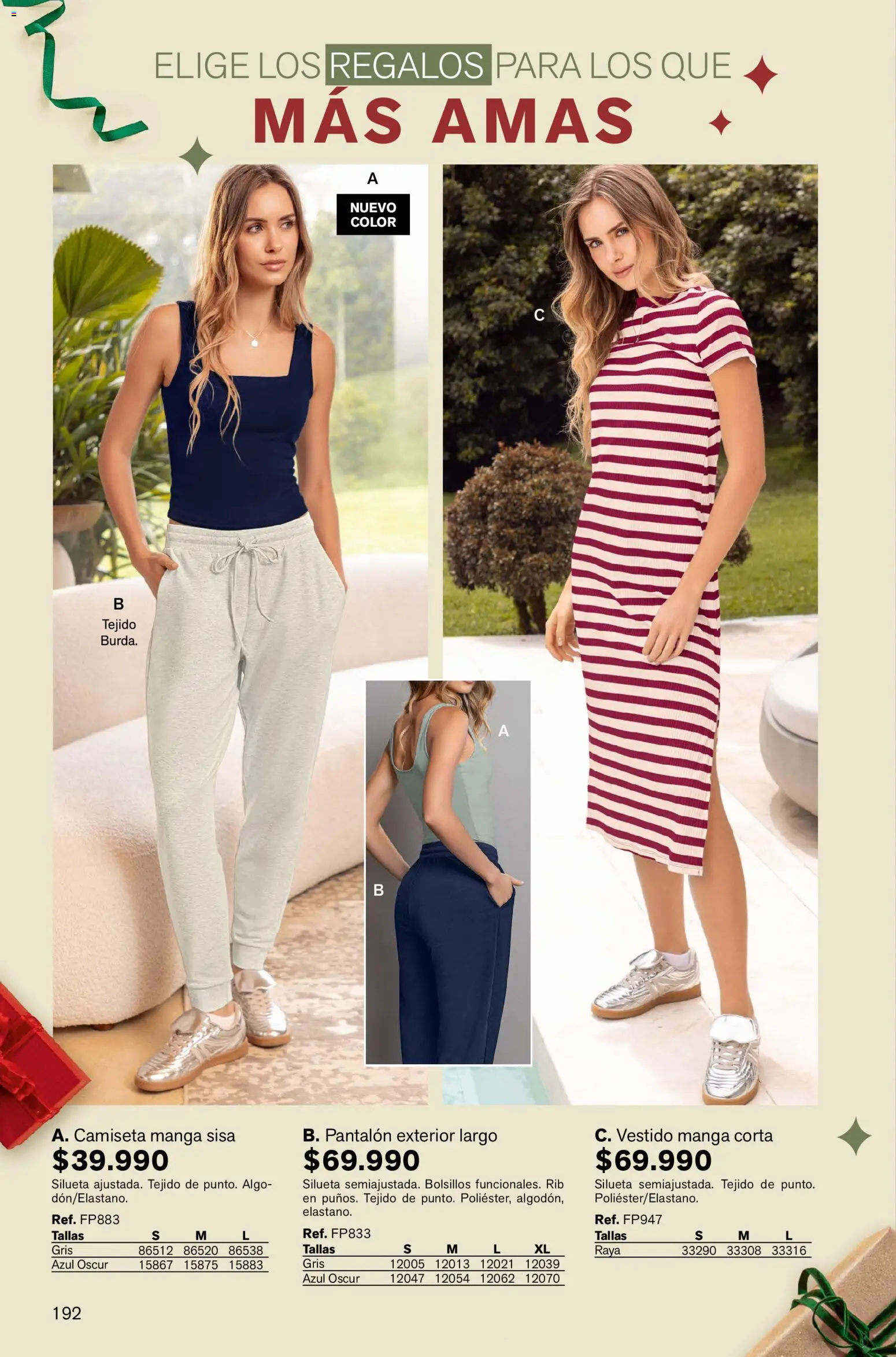 Leonisa revista - valida desde el 13.11.2025 | Página: 192 | Productos: Camiseta, Camiseta manga sisa, Vestido