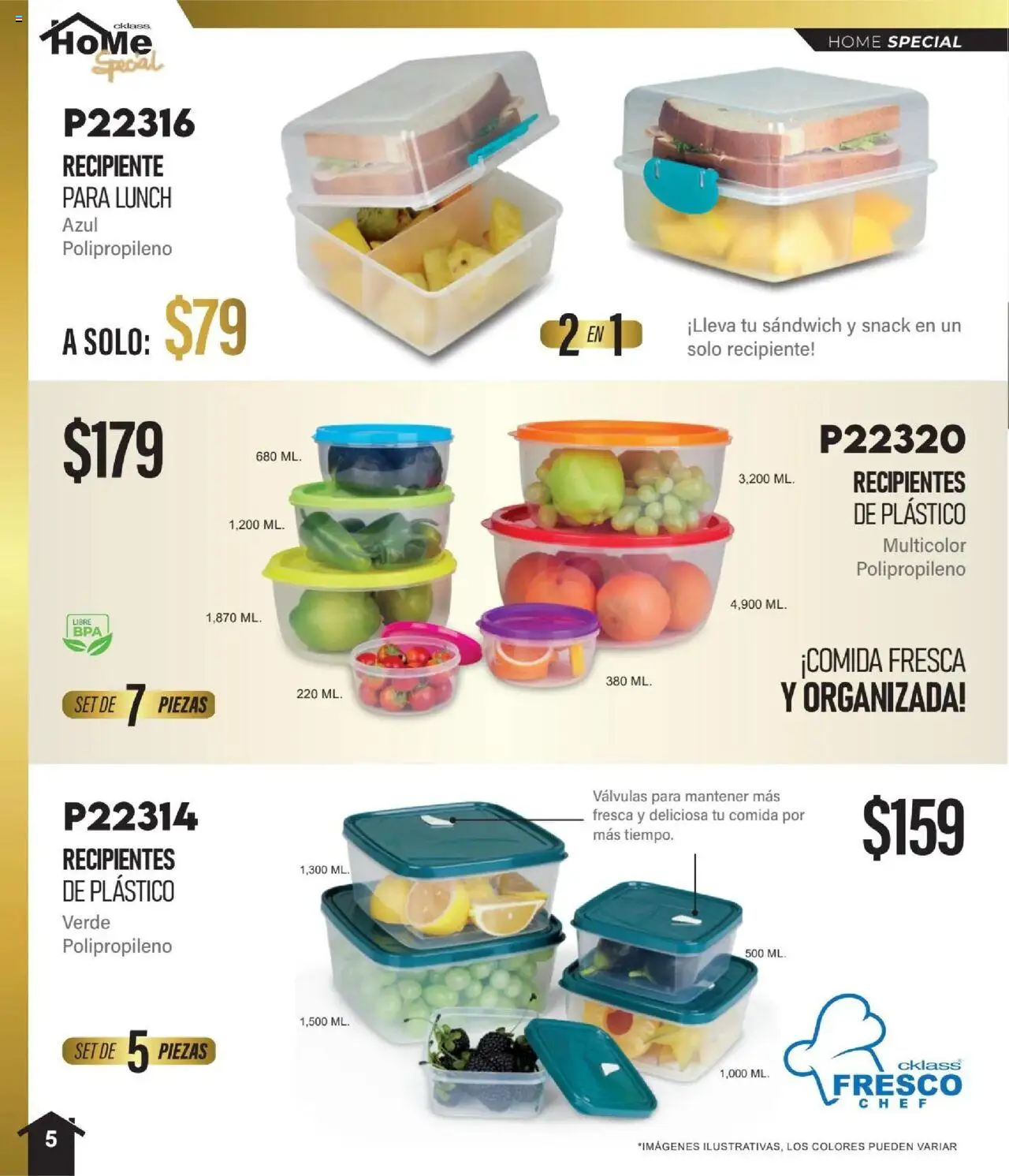 Nuevas ofertas de Cklass válidas en toda la República Mexicana desde el 01.10.2025. ¡Encuentra las mejores ofertas en Cklass - Catálogo Especial Home! | Página: 6