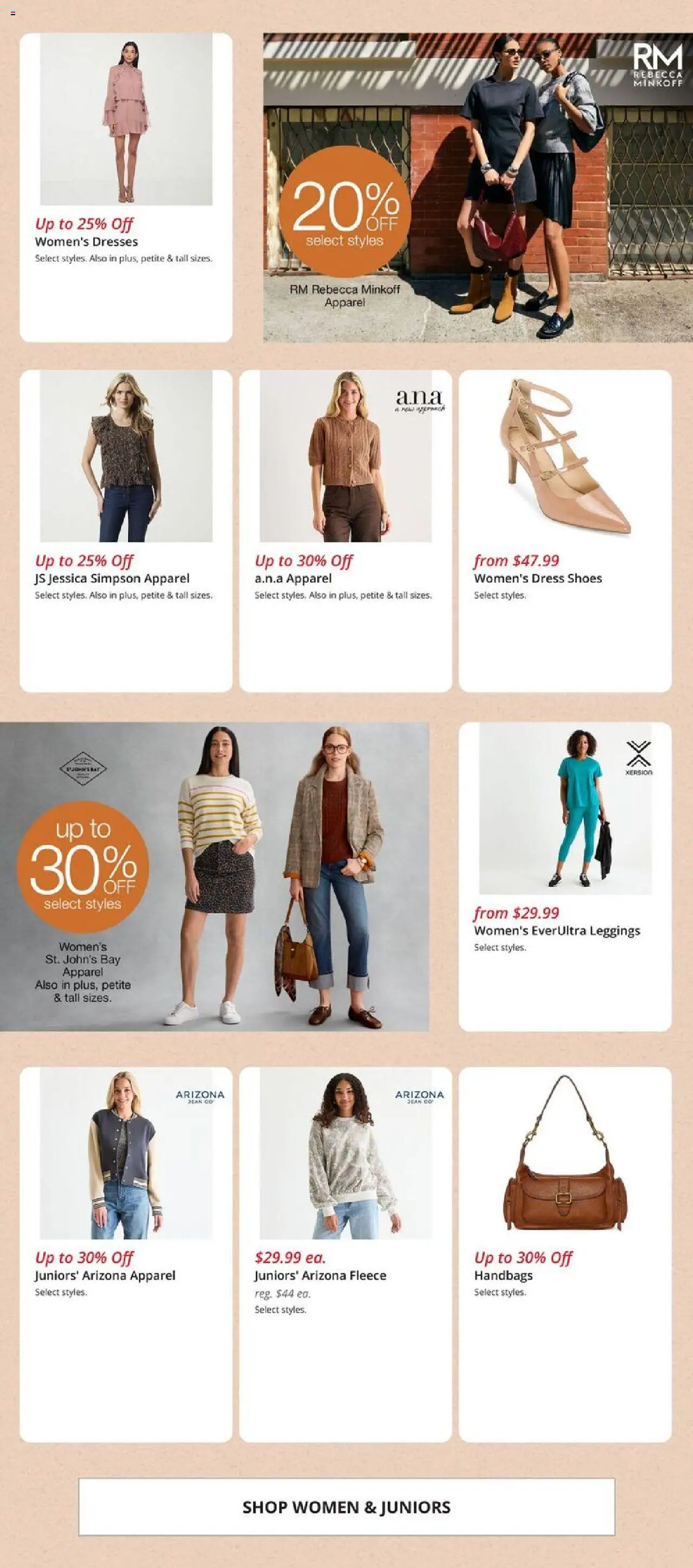 JCPenney Weekly Ad - valid from 08.09.2025 | Page: 3 | Products: Leggings, Dress