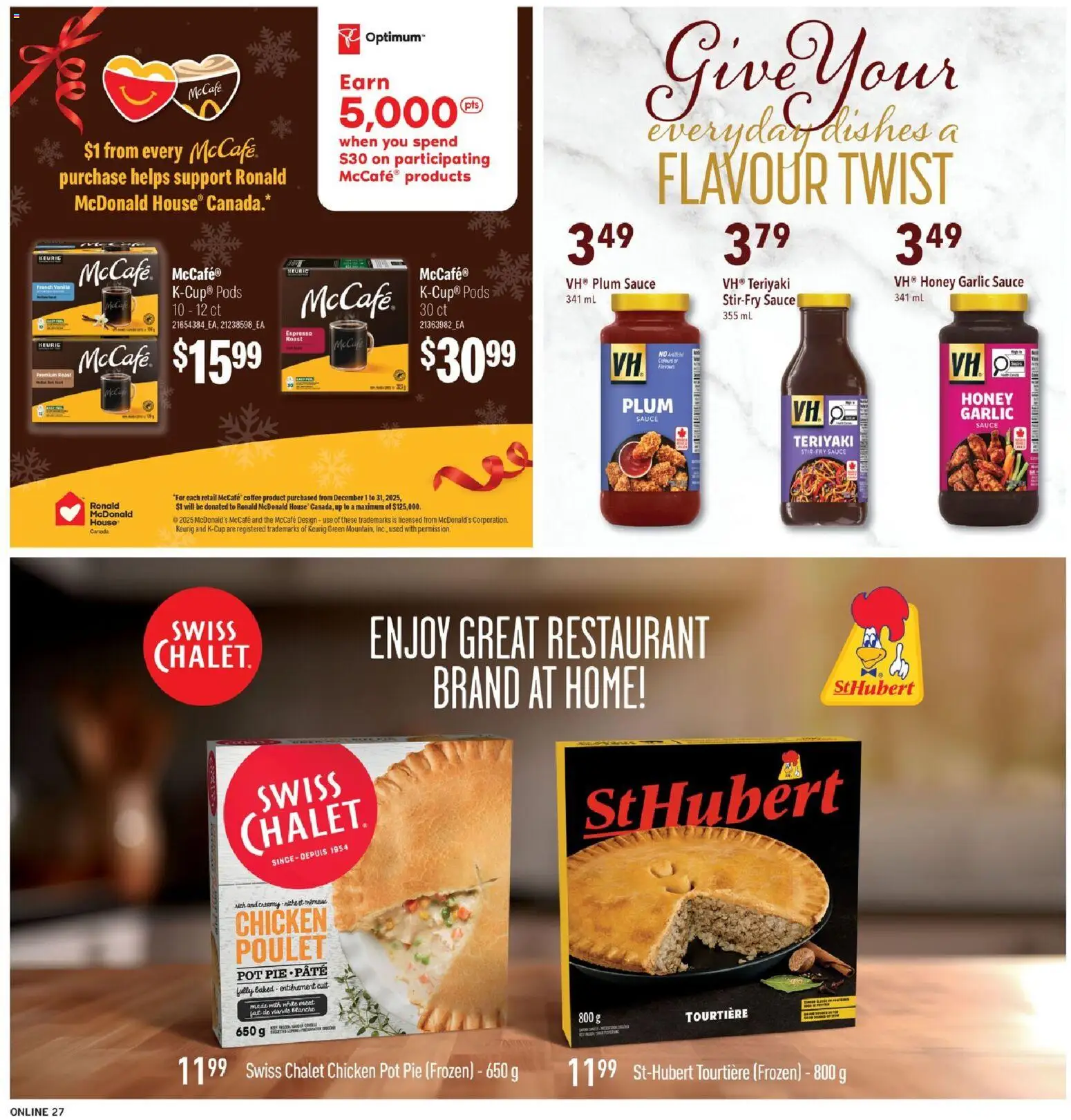Fortinos flyer valid from 04.12.2025 | Page: 26 | Products: Coffee, Chicken