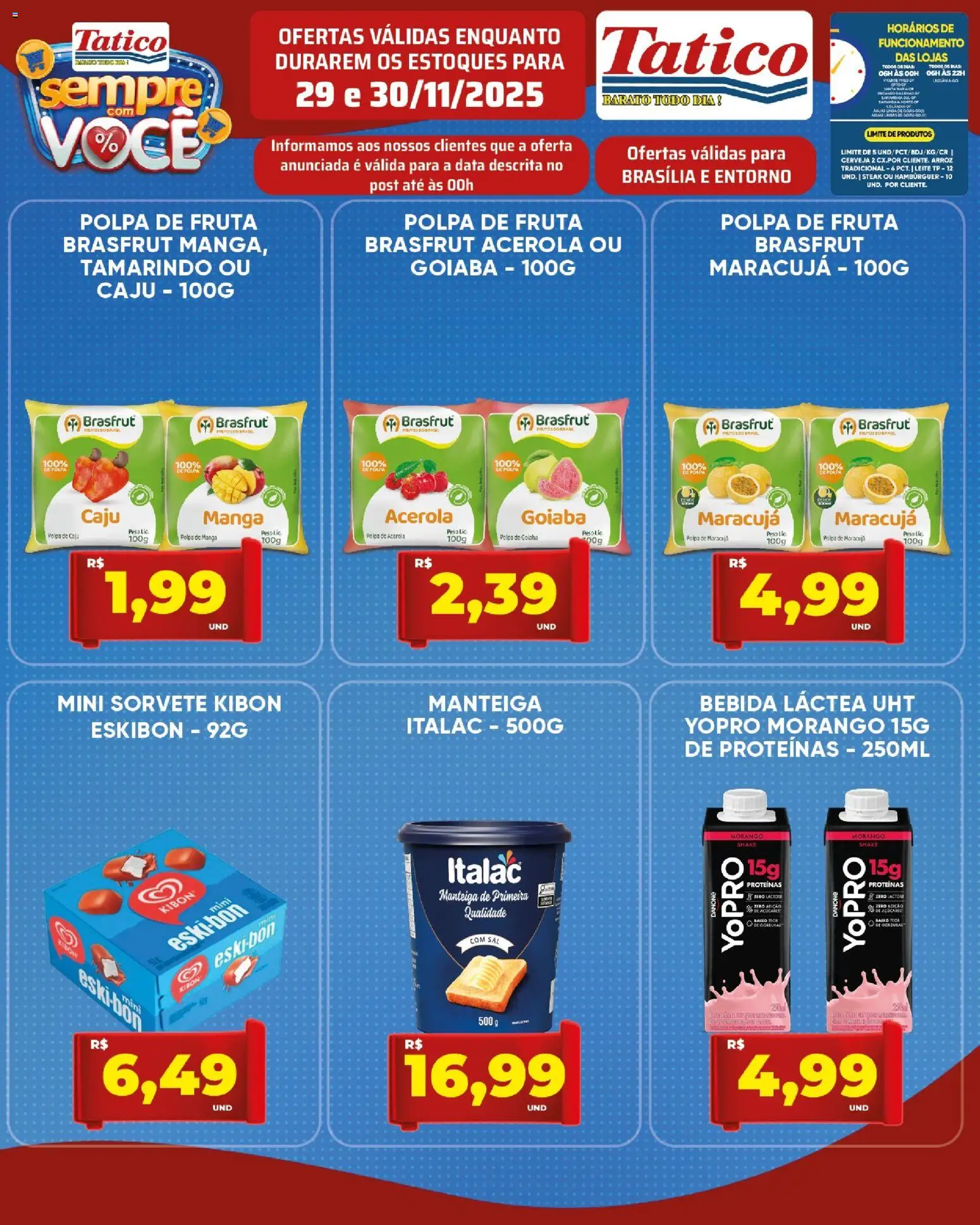 Tatico Folheto - válido de 01.12.2025 | Página: 23 | Produtos: Goiaba, Manteiga, Sorvete, Acerola