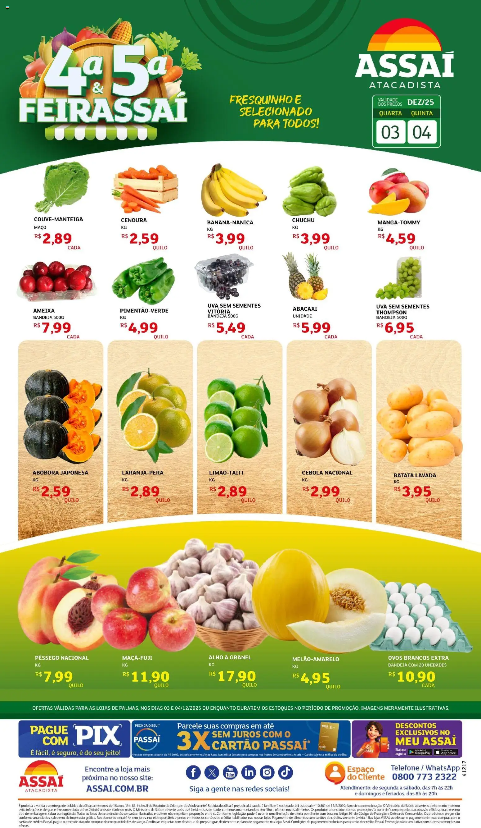 Assaí Atacadista Folheto - válido de 04.12.2025 | Página: 1