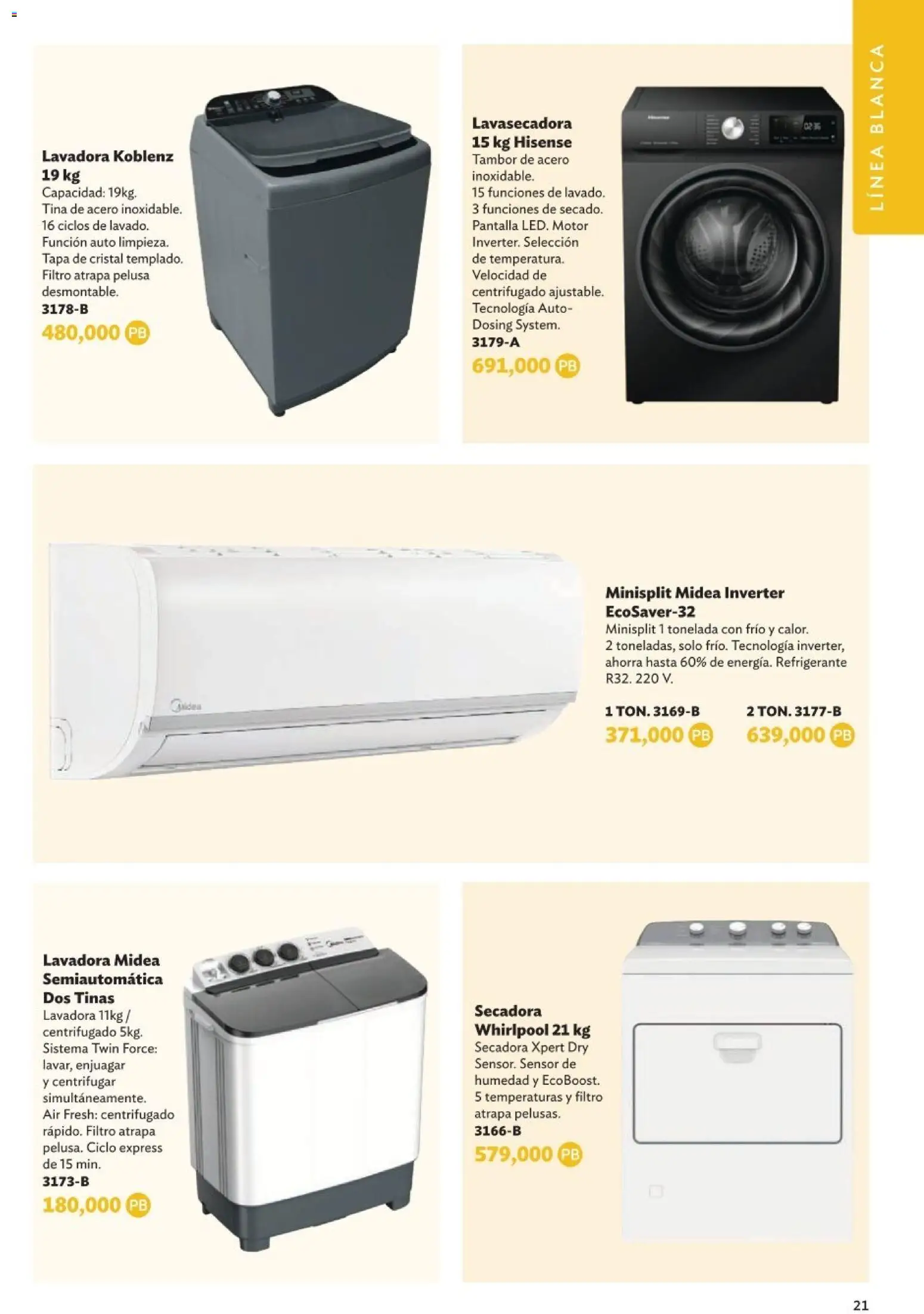 Nuevas ofertas de Betterware válidas en toda la República Mexicana desde el 05.01.2026. ¡Encuentra las mejores ofertas en Betterware Catálogo de Premios! | Página: 21 | Productos: Secadora, Lavadora