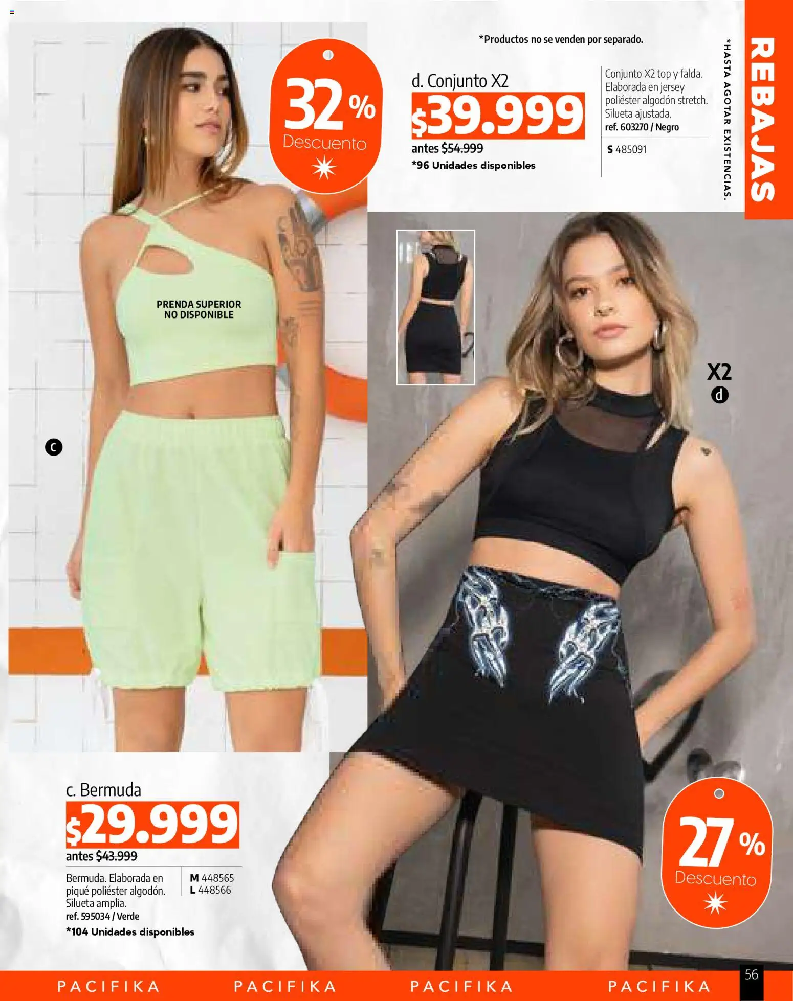 Pacifika revista - valida desde el 24.02.2026 | Página: 267 | Productos: Algodón, Bermuda, Top, Conjunto