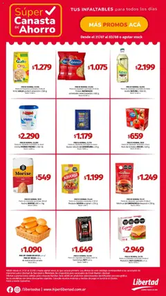 Vista previa Hipermercado Libertad - Canasta - CUYO válido desde el 31.07.2025