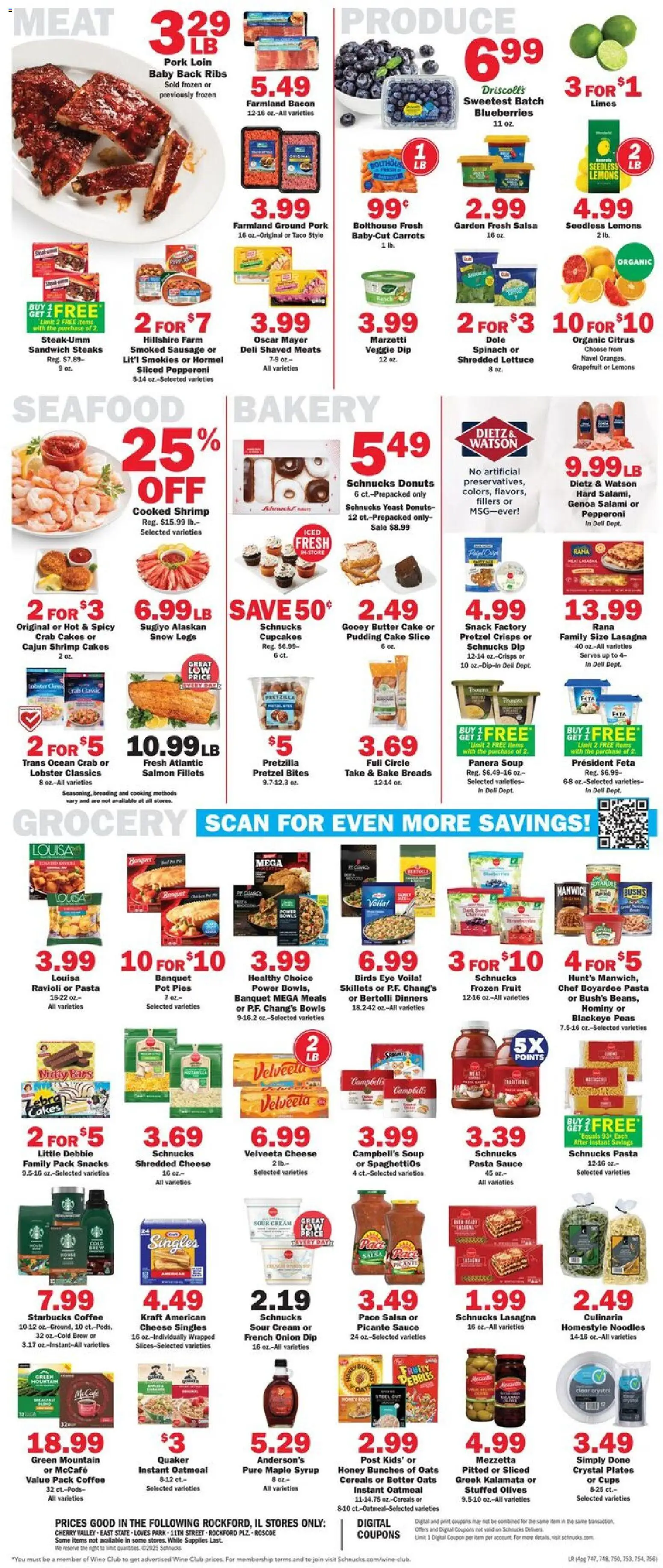 Schnucks Weekly Print Ad - IL - valid from 26.12.2025 | Page: 4 | Products: Cheese, Wine, Pork, Sour cream