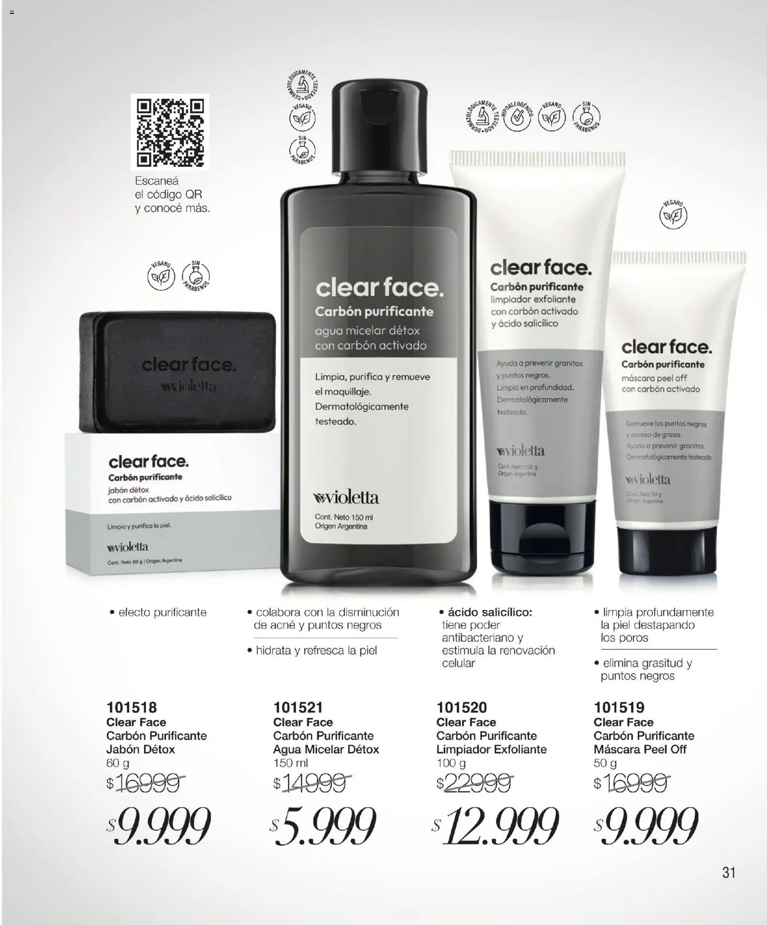 Violetta catálogo │ válido desde el 01.02.2026 | Página: 31 | Productos: Máscara, Jabón, Té, Limpiador