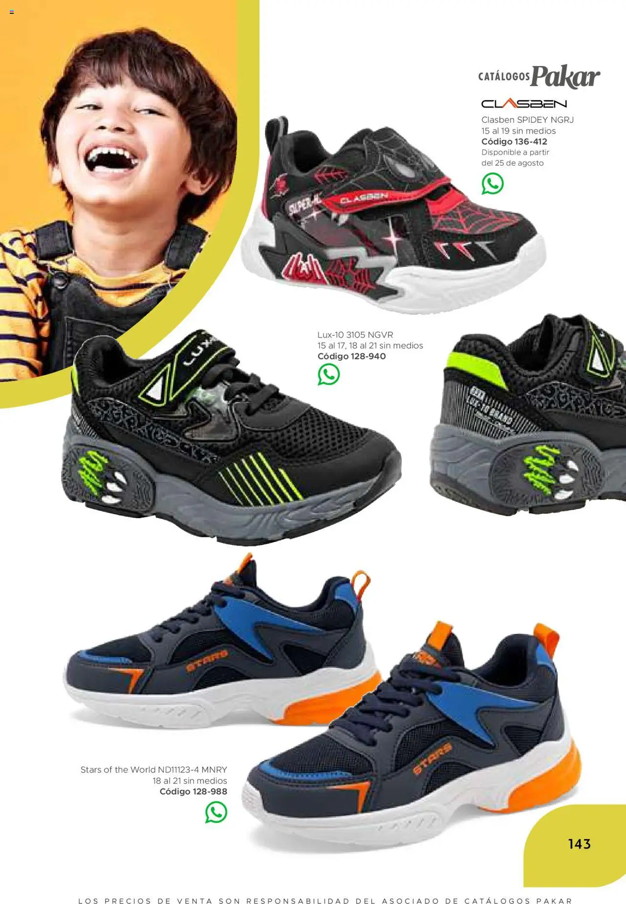 Nuevas ofertas de SC Pakar válidas en toda la República Mexicana desde el 24.07.2025. ¡Encuentra las mejores ofertas en SC Pakar - Catálogo Nino otoño / invierno! | Página: 143