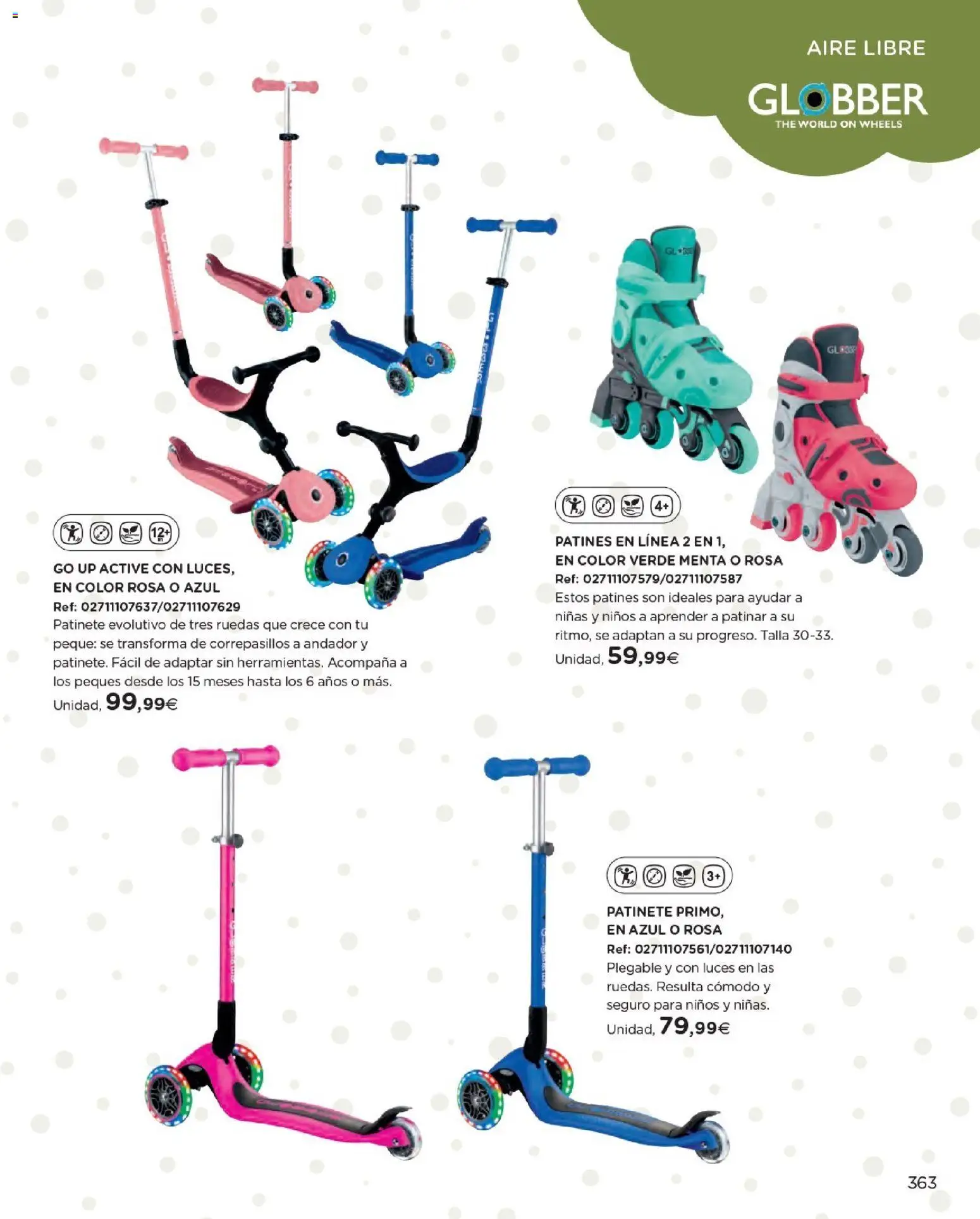 Nuevas ofertas de El Corte Inglés válidas en toda la República Mexicana desde el 27.10.2025. ¡Encuentra las mejores ofertas en El Corte Inglés catálogo Juguetes! | Página: 363 | Productos: Andador