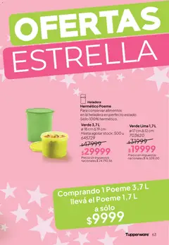 Vista previa Tupperware Folleto válido desde el 09.03.2026 | Página: 64 | Productos: Lima, Heladera