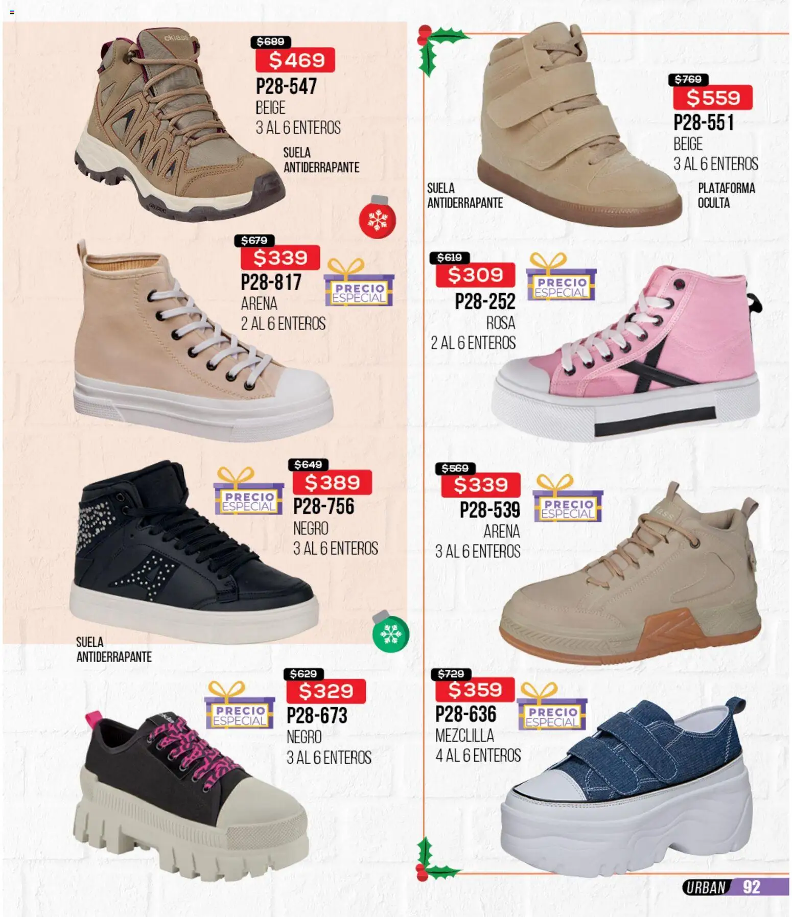 Nuevas ofertas de Cklass válidas en toda la República Mexicana desde el 30.11.2025. ¡Encuentra las mejores ofertas en Cklass catálogo Rebajas Navideñas Calzado! | Página: 93