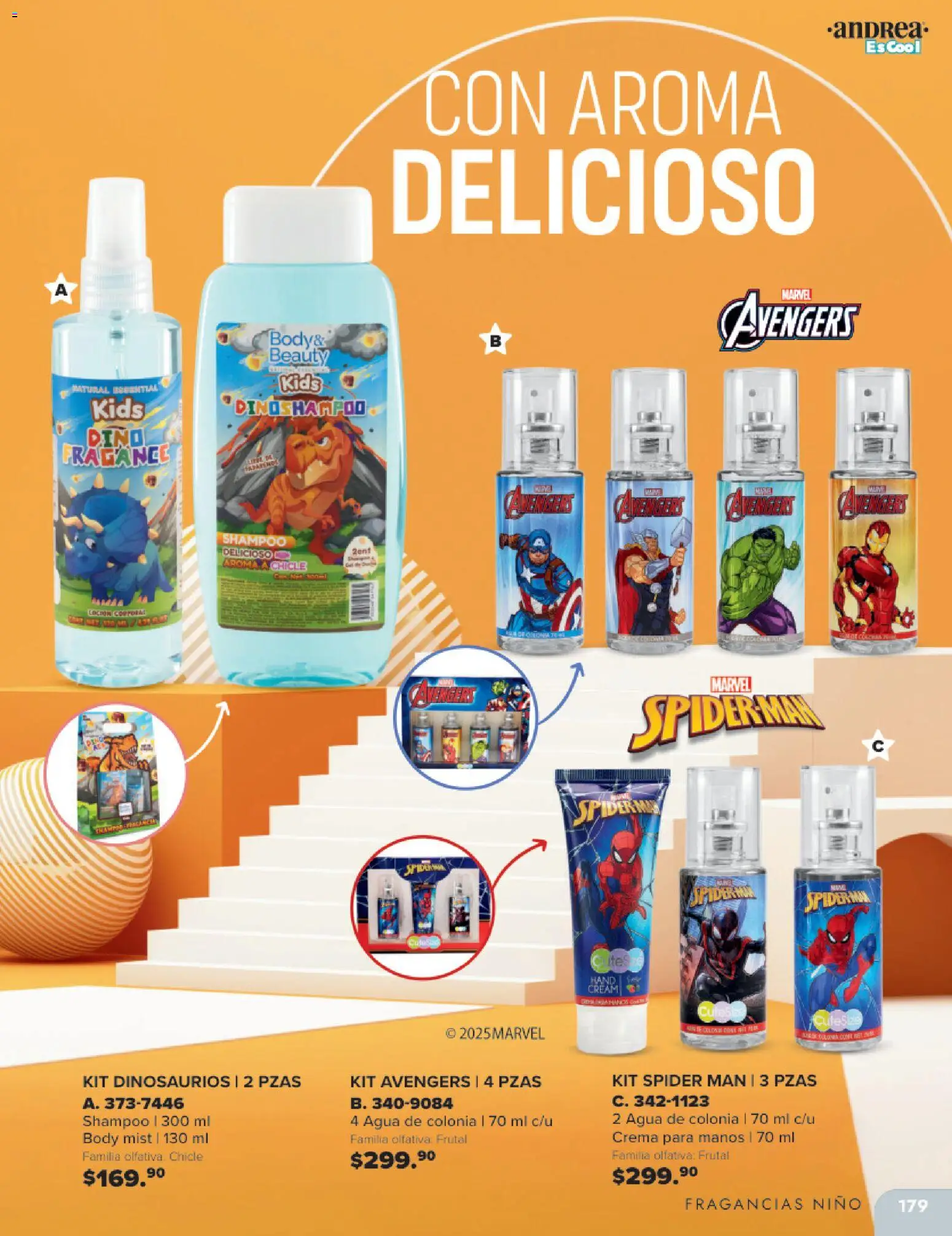 Nuevas ofertas de Andrea válidas en toda la República Mexicana desde el 25.05.2025. ¡Encuentra las mejores ofertas en Andrea catálogo Colegial ! | Página: 179 | Productos: Crema, Agua, Chicle, Body
