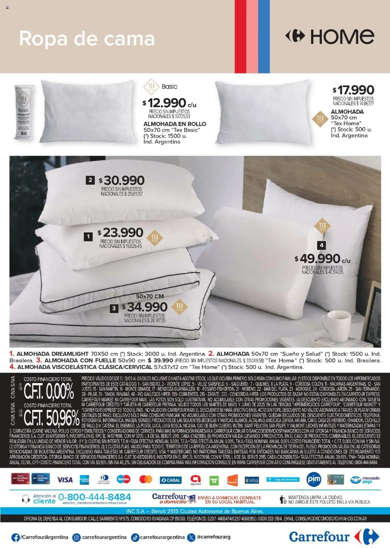 Carrefour Deco Hogar │ válido desde el 13.05.2025 | Página: 21 | Productos: Teléfono, Rosario, Ropa, Cerveza