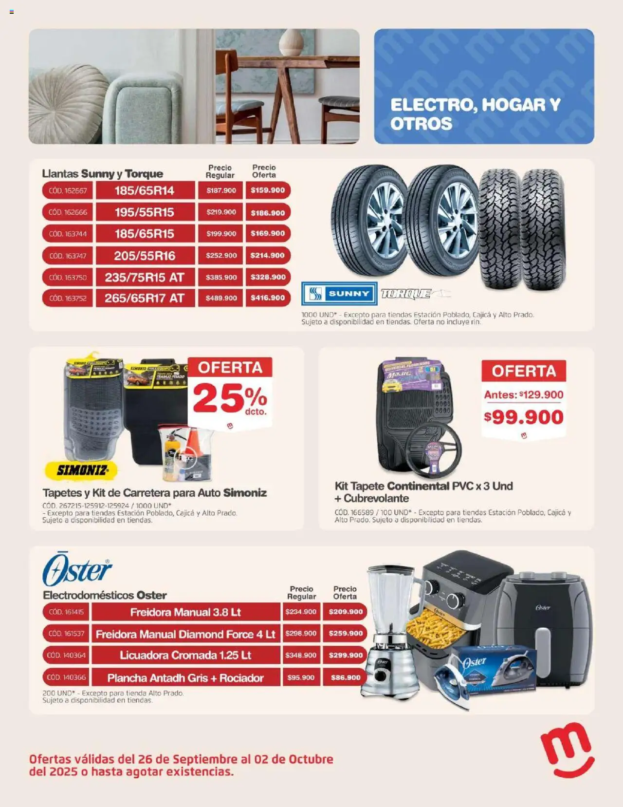 Makro revista - valida desde el 26.09.2025 | Página: 2 | Productos: Plancha, Licuadora, Freidora