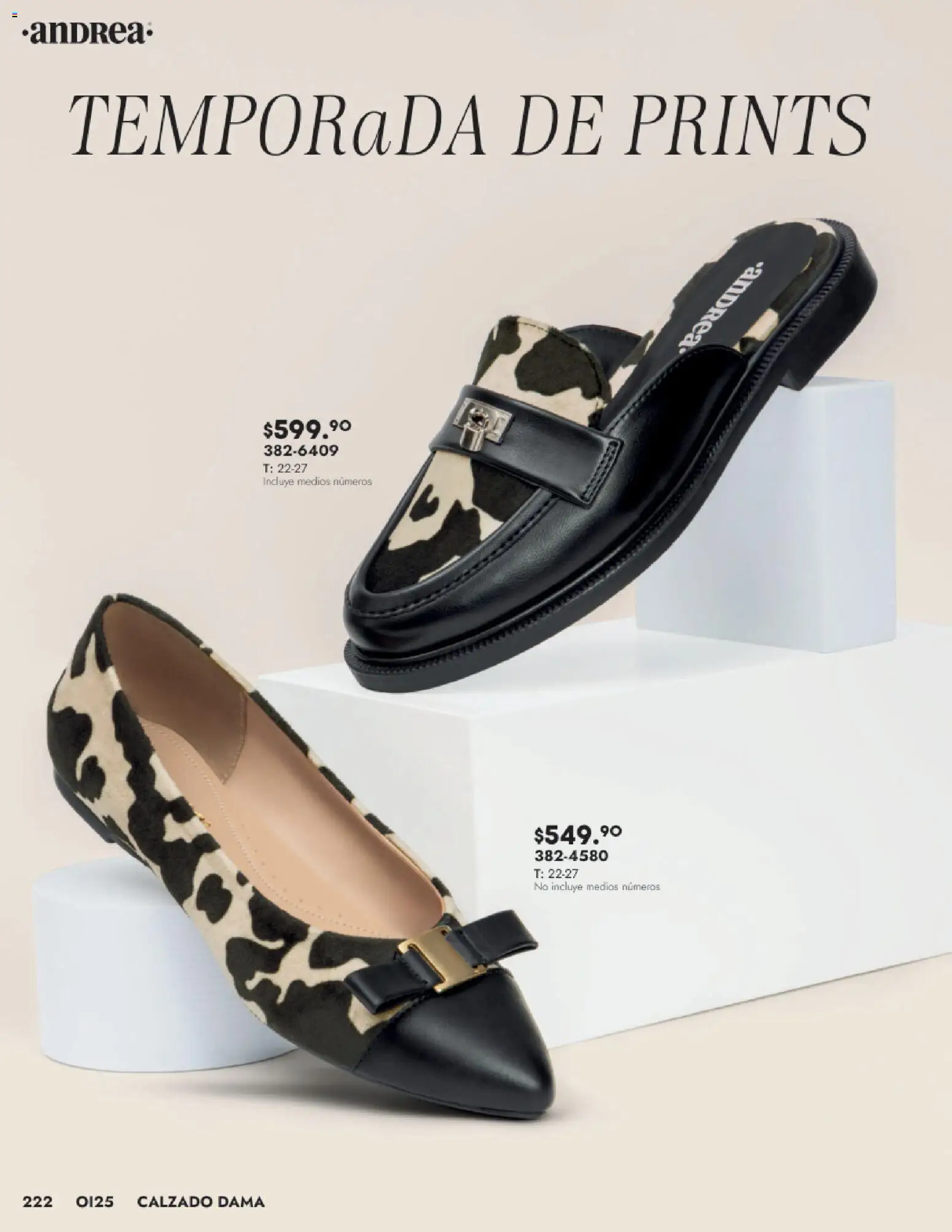 Nuevas ofertas de Andrea válidas en toda la República Mexicana desde el 24.08.2025. ¡Encuentra las mejores ofertas en Andrea - Catálogo Calzado Dama! | Página: 222