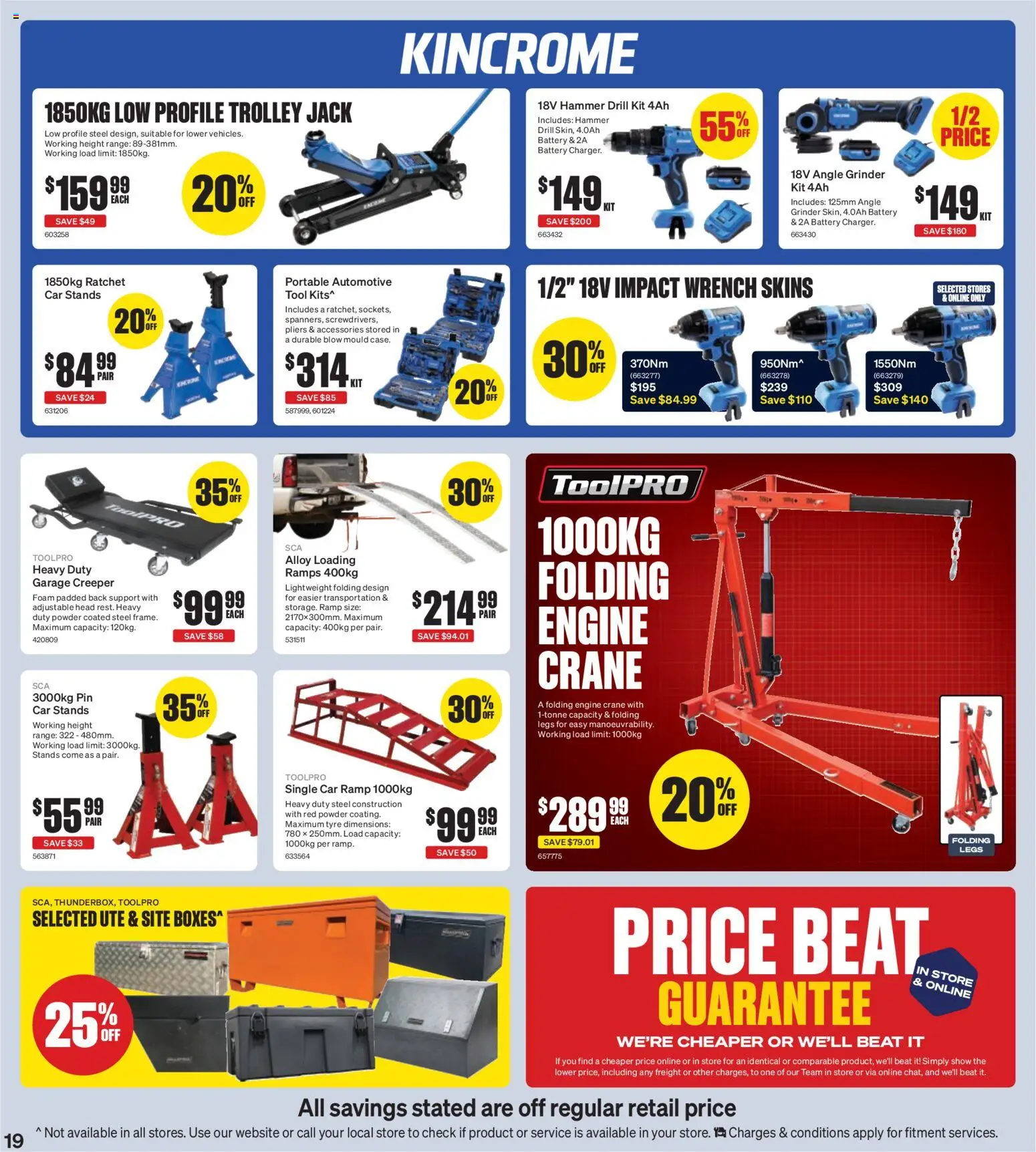 Supercheap Auto catalogue - valid from 05.11.2025 | Page: 19 | Products: Battery, Trolley, Accessories, Portable