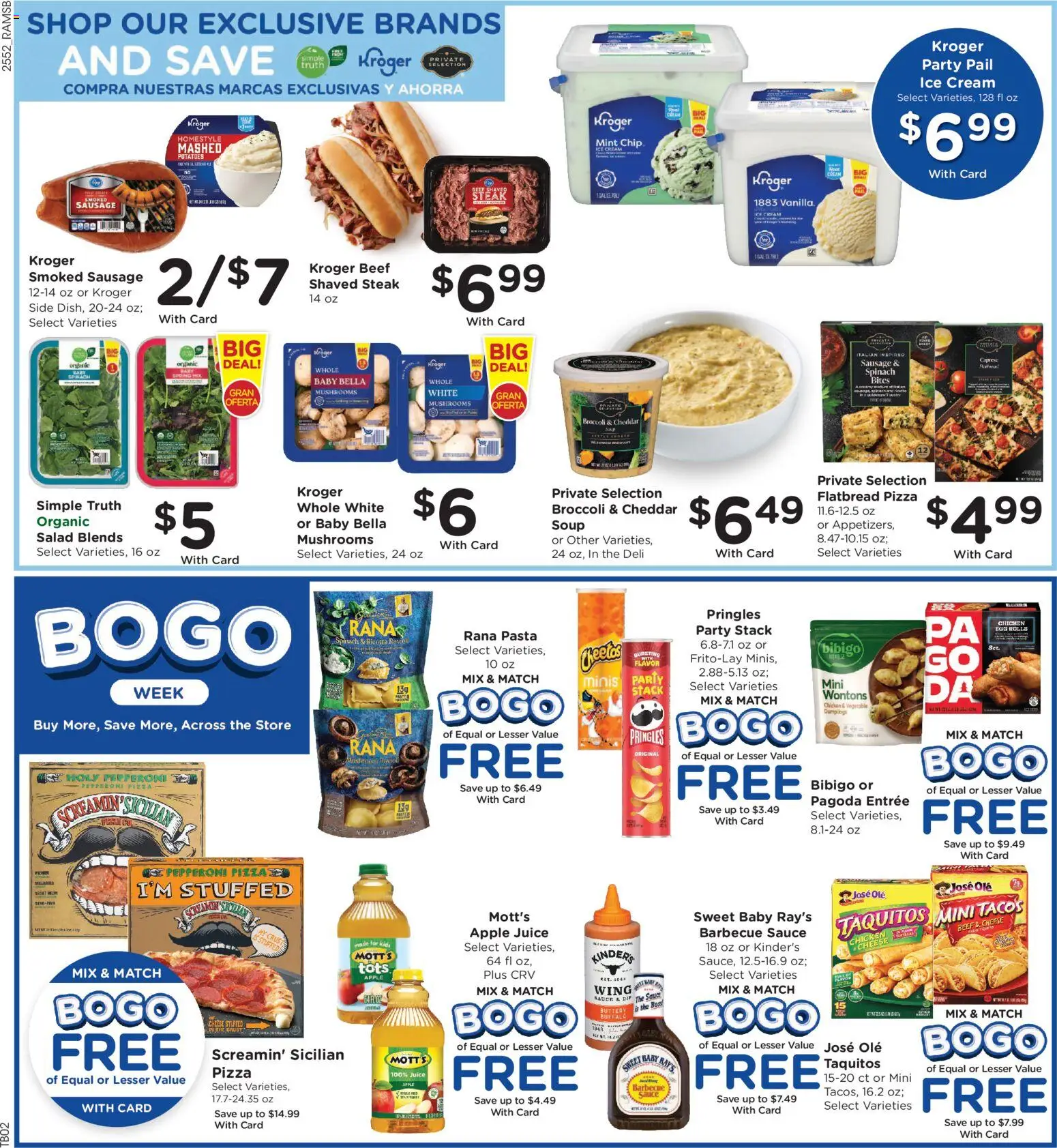 Ralphs Weekly Ad - valid from 28.01.2026 | Page: 3 | Products: Juice, Pasta, Sauce, Sausage