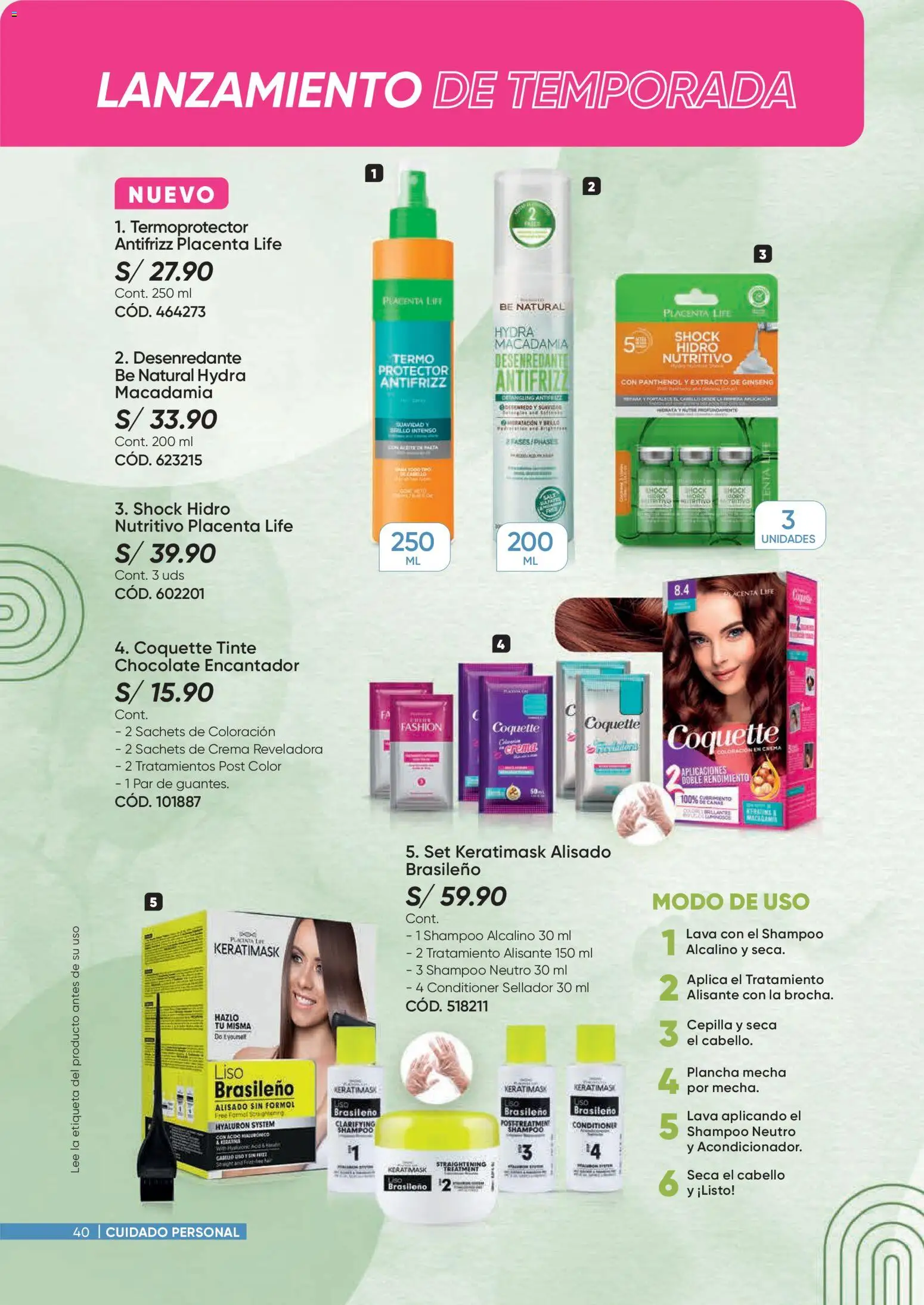 Catálogo Azzorti válido desde 09.03.2026 | Página: 40 | Productos: Shampoo, Chocolate, Crema