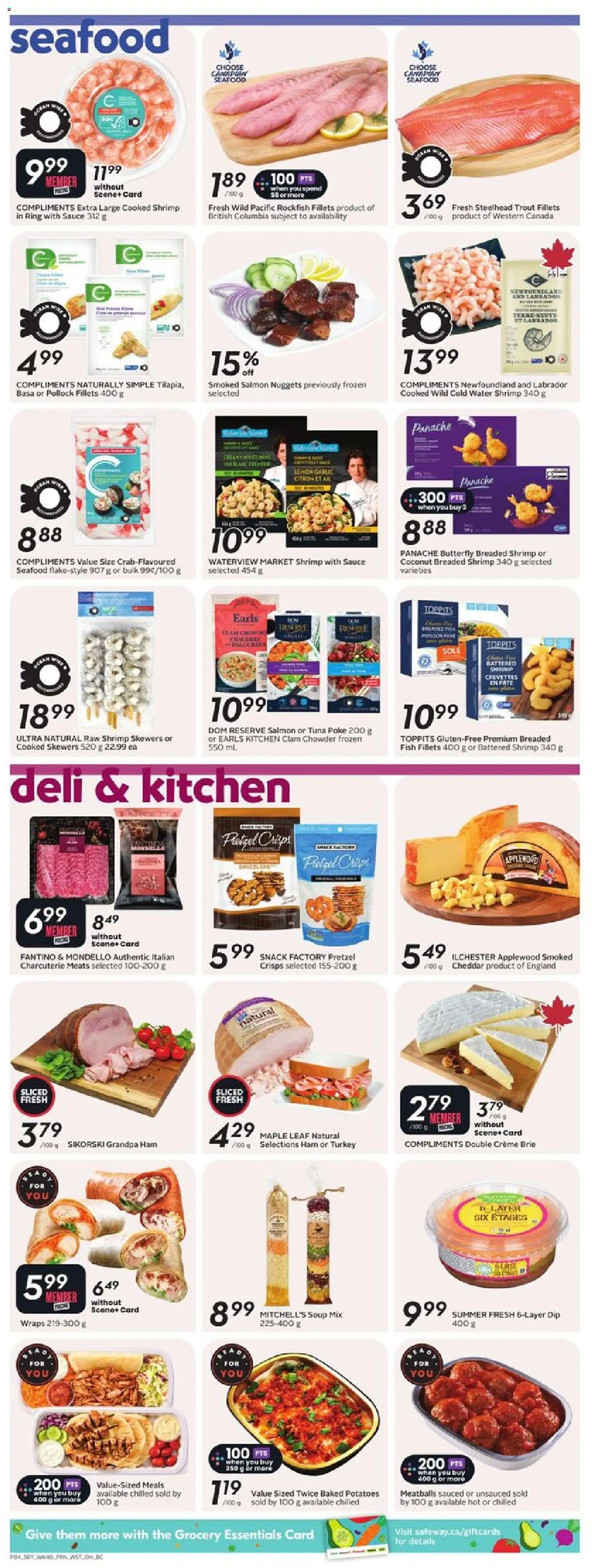 Safeway flyer valid from 29.01.2026 | Page: 7 | Products: Turkey, Potatoes, Ham, Wine