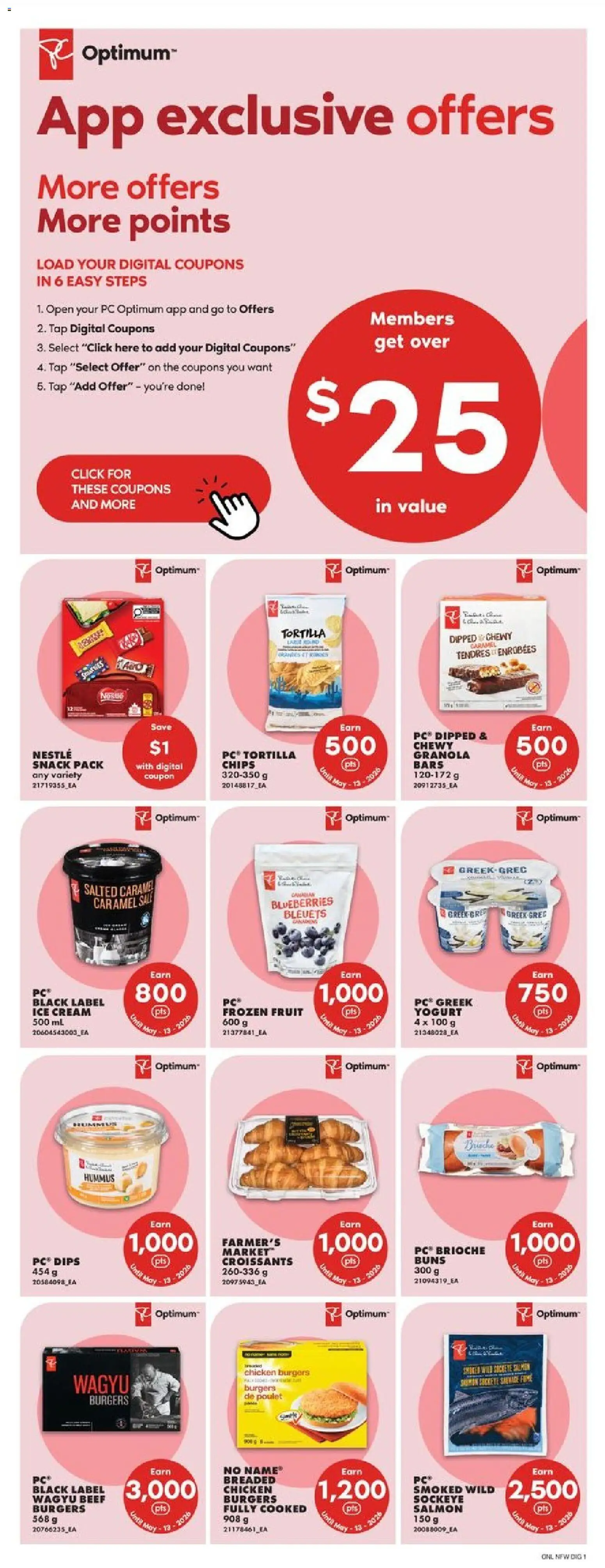 No Frills flyer valid from 09.04.2026 | Page: 14 | Products: Beef, Chips, PC, Yogurt